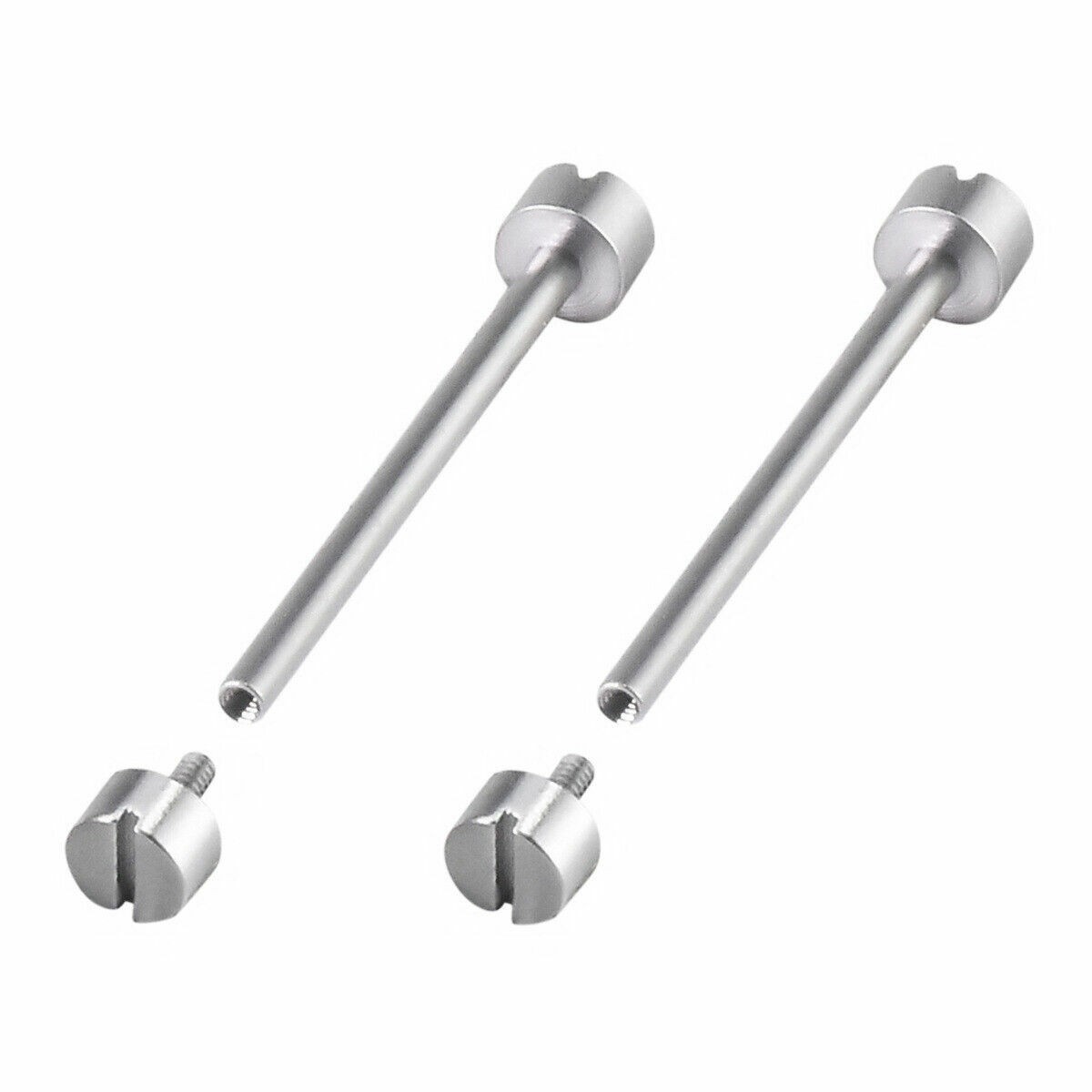 2 PC 16,18,20,22,24,26,28,30MM TUBE & SCREW PIN FOR INVICTA WATCH STRAP BAND S/S