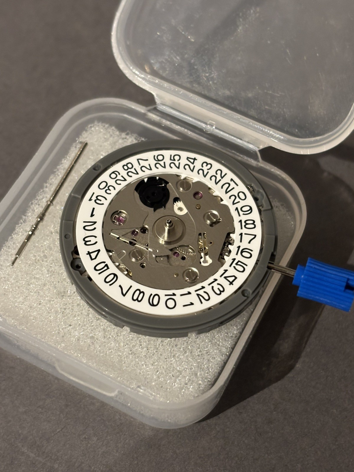 Genuine Seiko NH35A NH35 TMI Automatic Watch Movement, 3 o’clock, White Date UK