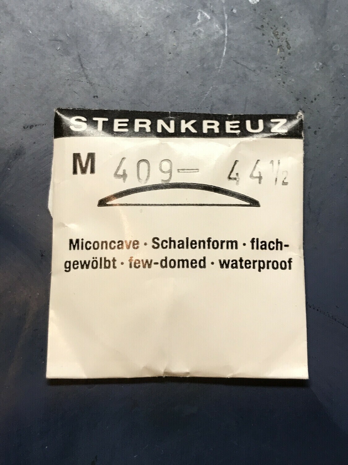 Sternkreuz 44½ Miconcave 40.9mm Acrylic Pocket Watch Crystal – New