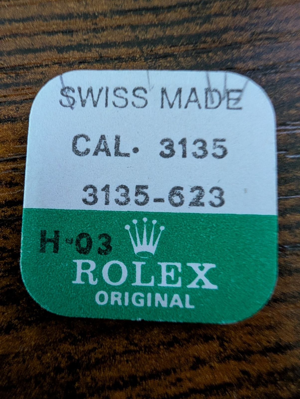 ROLEX-FINGER FOR DATE-FACTORY SEALED-CAL 3135 PART 3135-623