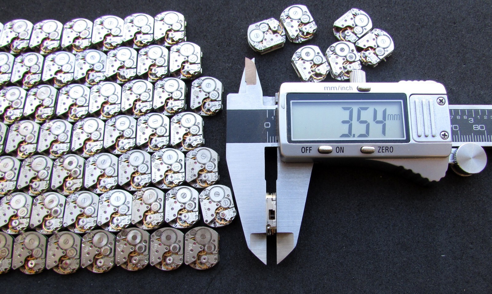 Lot 37 extra small watch movements LUCH caliber 1300 Steampunk Art or repair