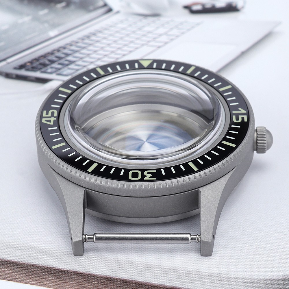 40mm Retro Watch Case Modify Fifty Fathoms Sapphire 10ATM For Seiko NH35 34 NH36
