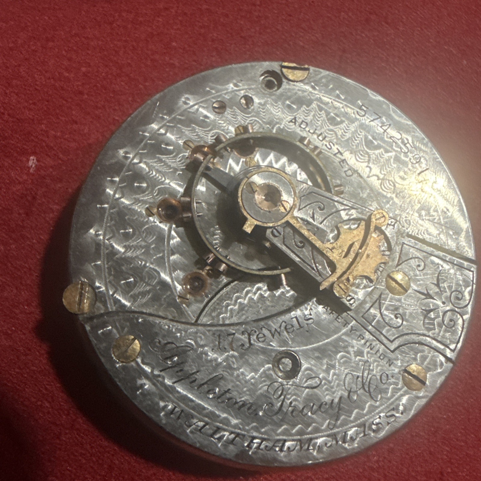 American Waltham Watch Co.Grade: No. 35 movement