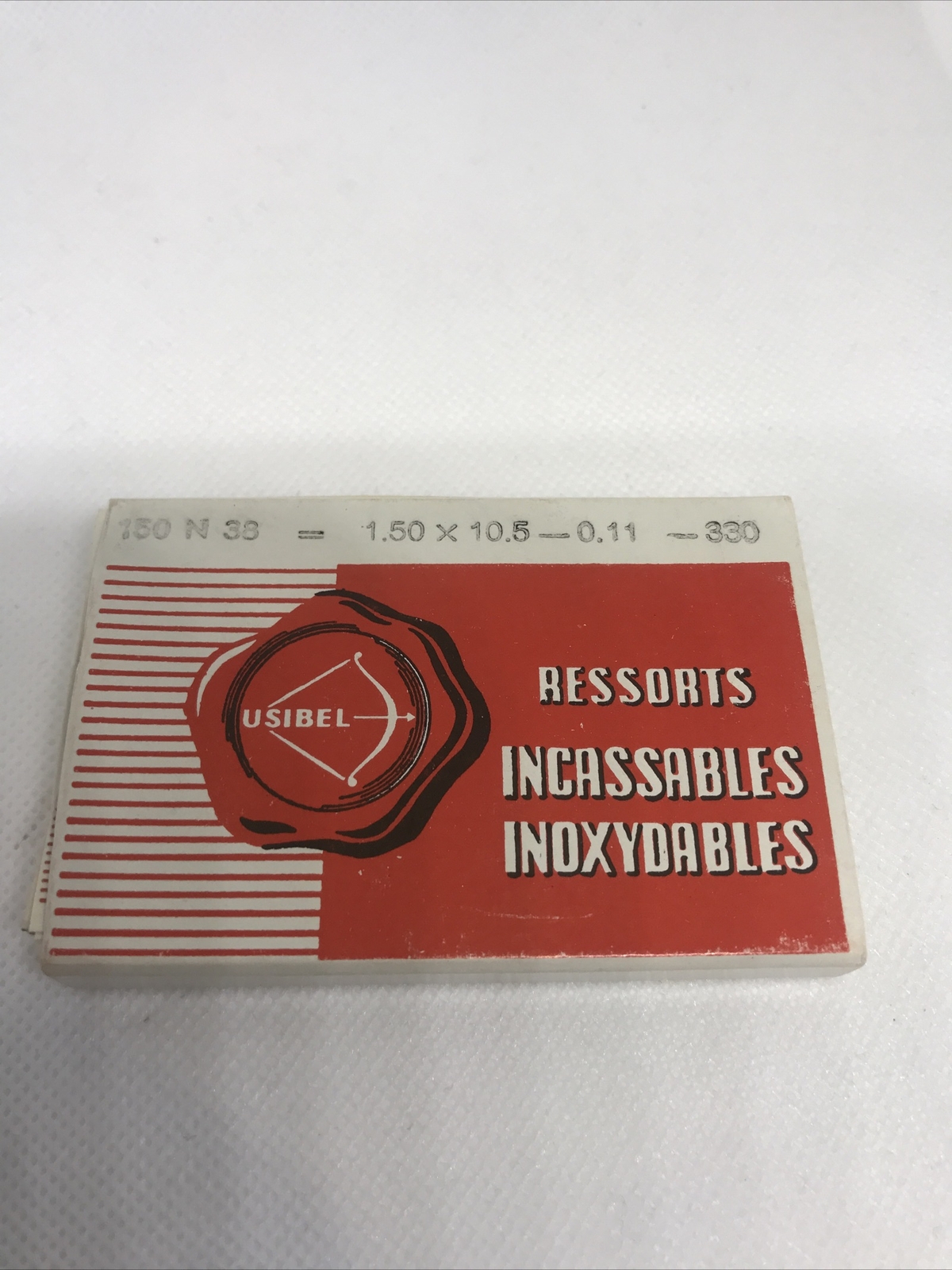 NOS Cyma 216 12″ Mainspring 150 N 38 USIBEL BOX of 10