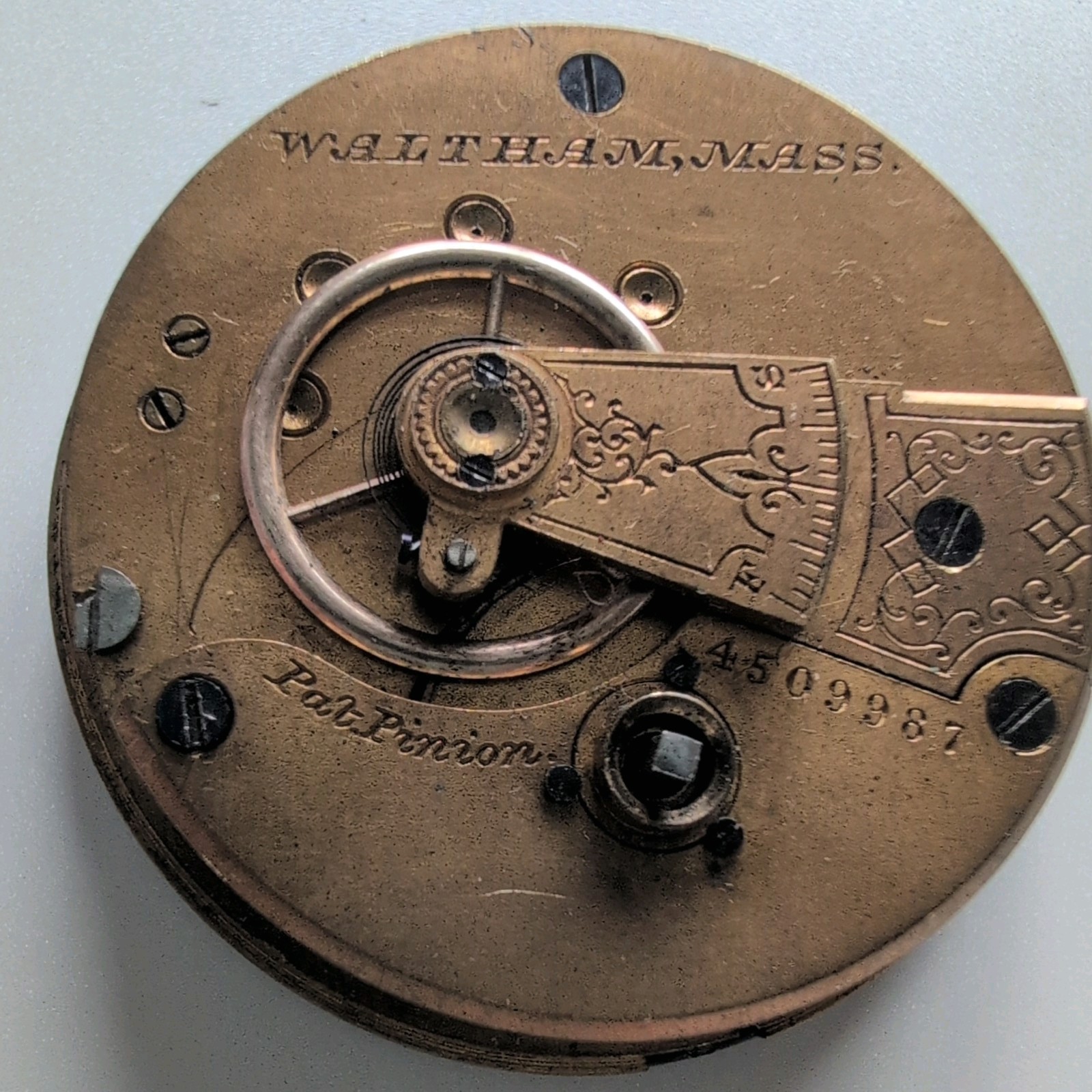 1890 Waltham Grade Home Watch Co Model 1870 7J 14s P Watch Movt Spares Repairs