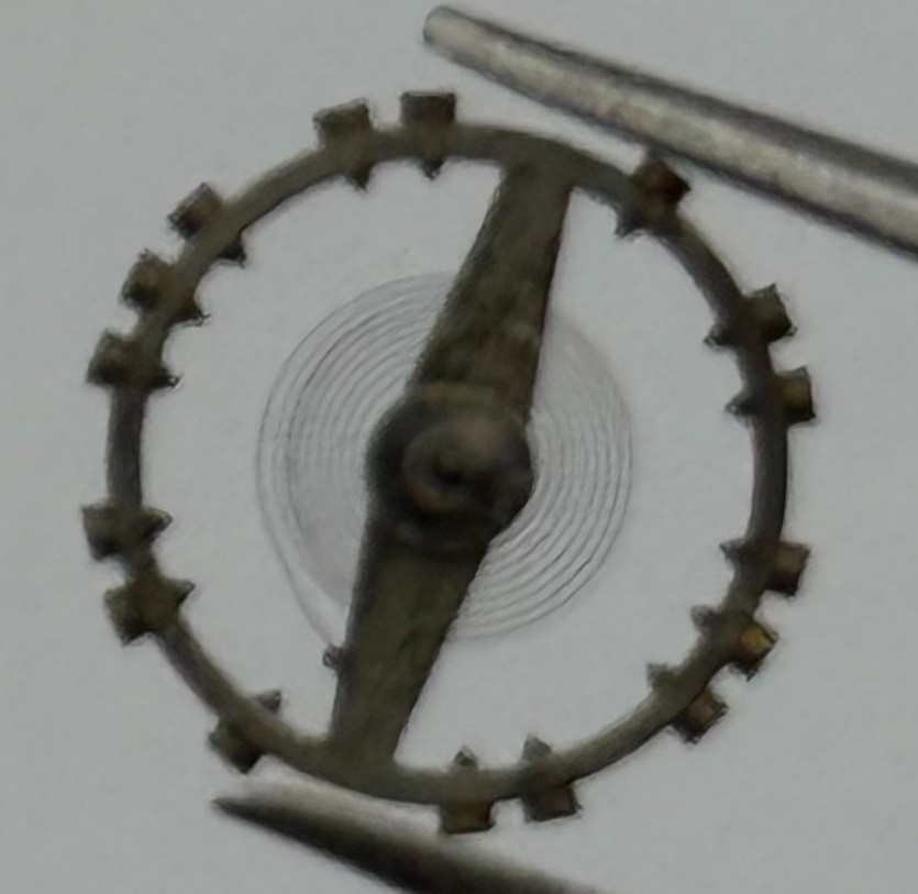 FHF 60 Balance Wheel Complete And Spring 6¾-8’’’ 200 M Watch Movement Parts NOS