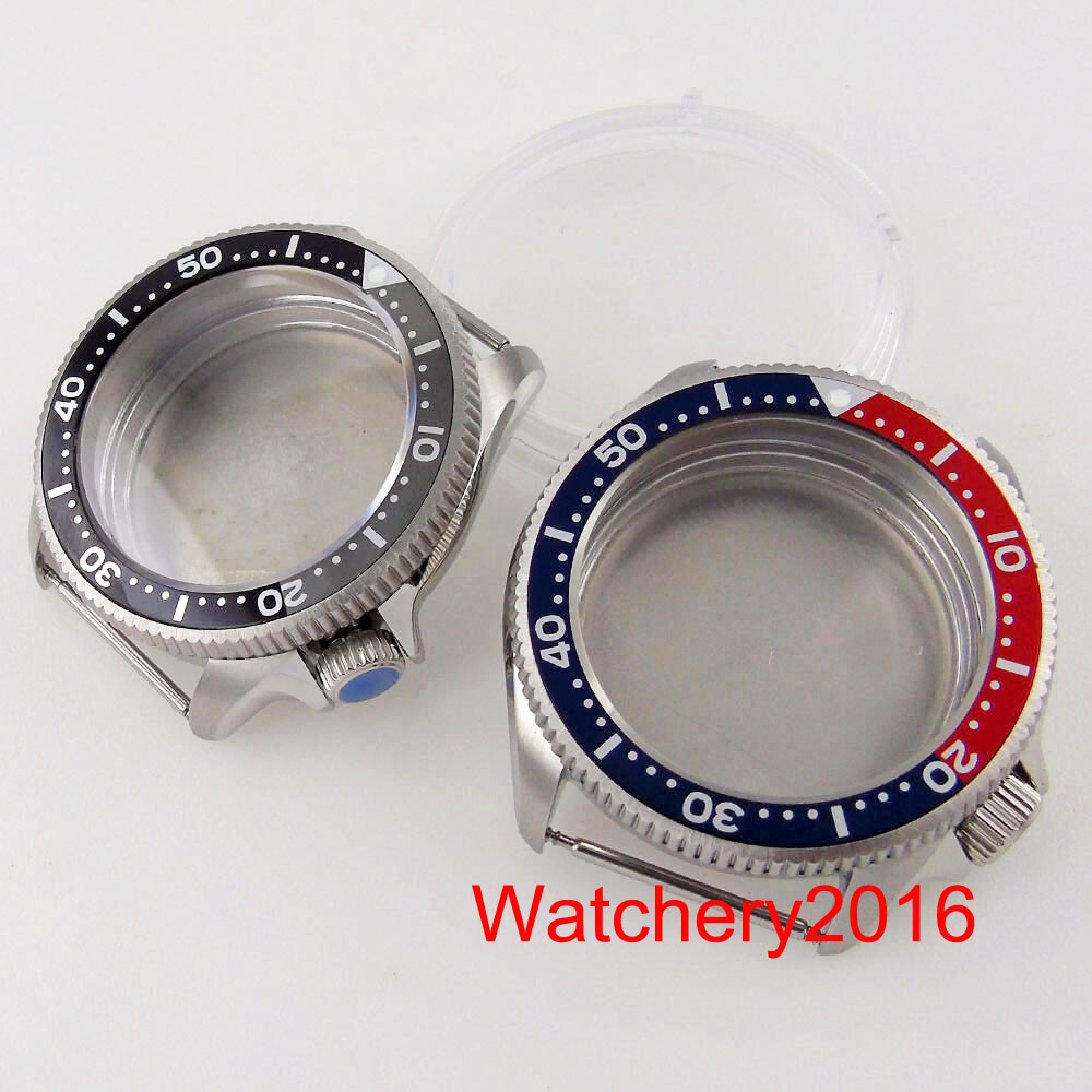 37mm Sapphire Glass Watch Case fit NH35 NH36 ETA 2824 movement SKX007 4R35 7S26