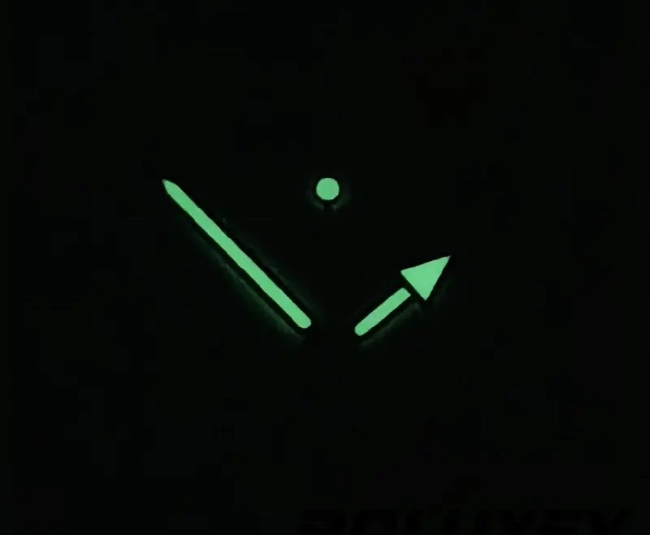1 Set Luminous Watch Hand Blue 8x12x12.5mm For NH35 NH36
