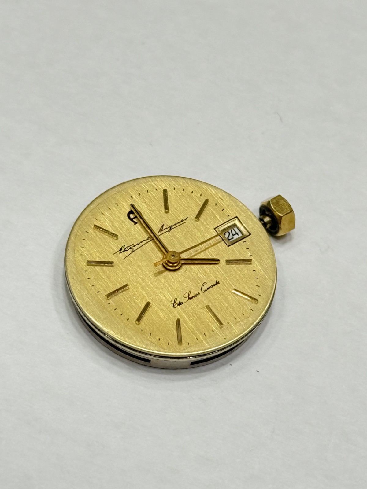 Movement Quartz Eta 956.111 Swiss Made 7 Jewels In Working Condition