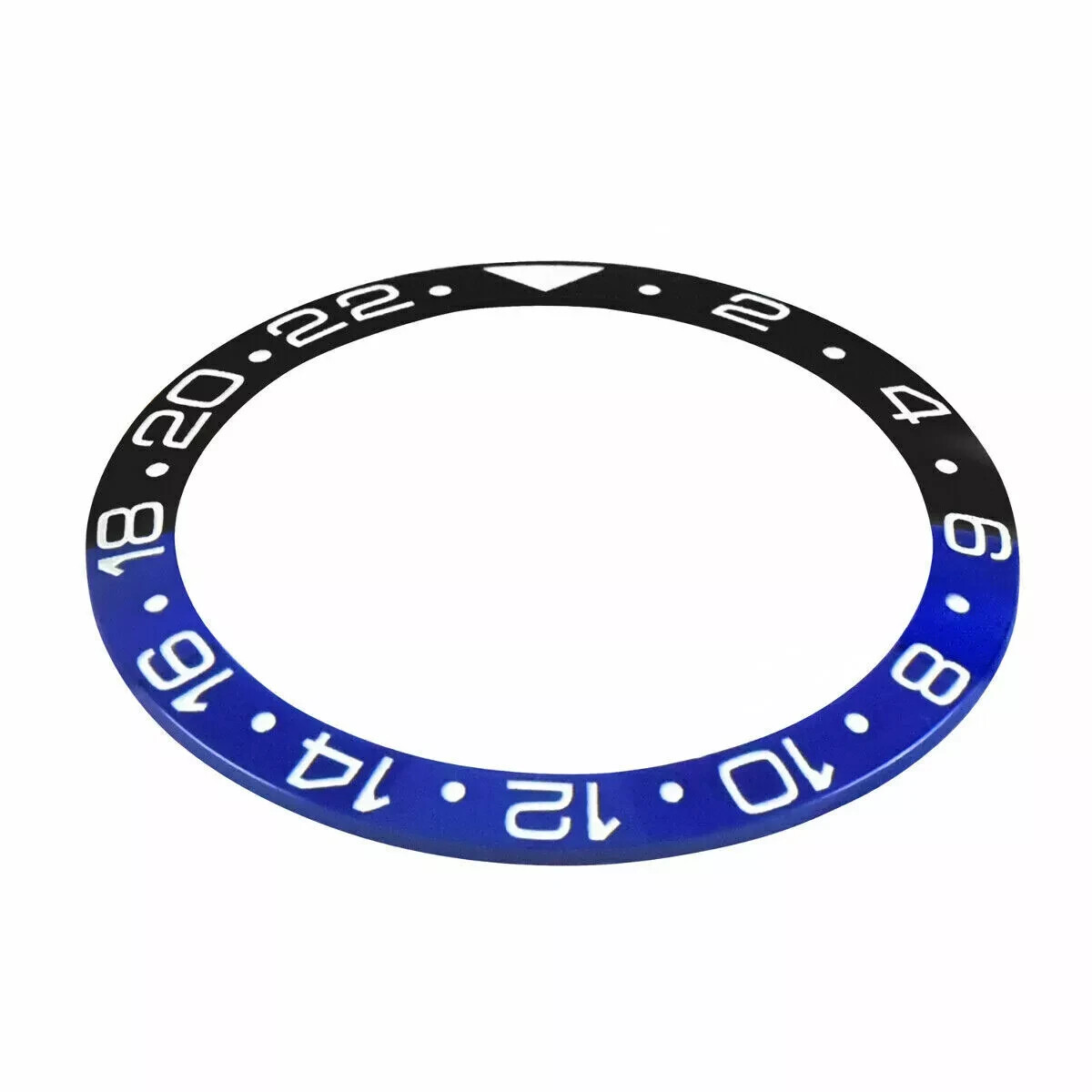 Ceramic Bezel Insert for Rolex GMT Master II Batman Black / Blue fits 116710