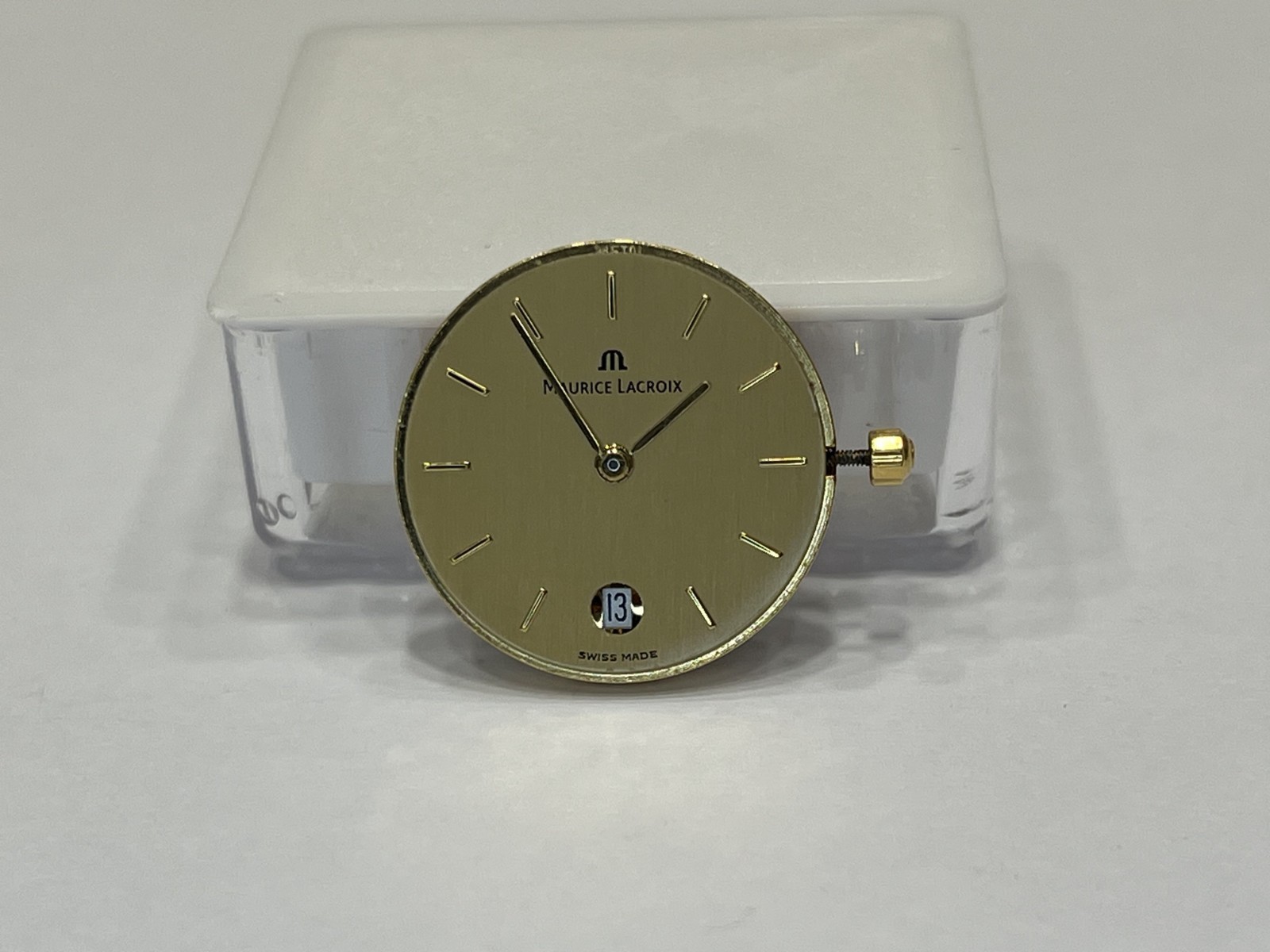 Movement & Dial Maurice Lacroix Quartz Date Eta 956.412 Swiss Made Working
