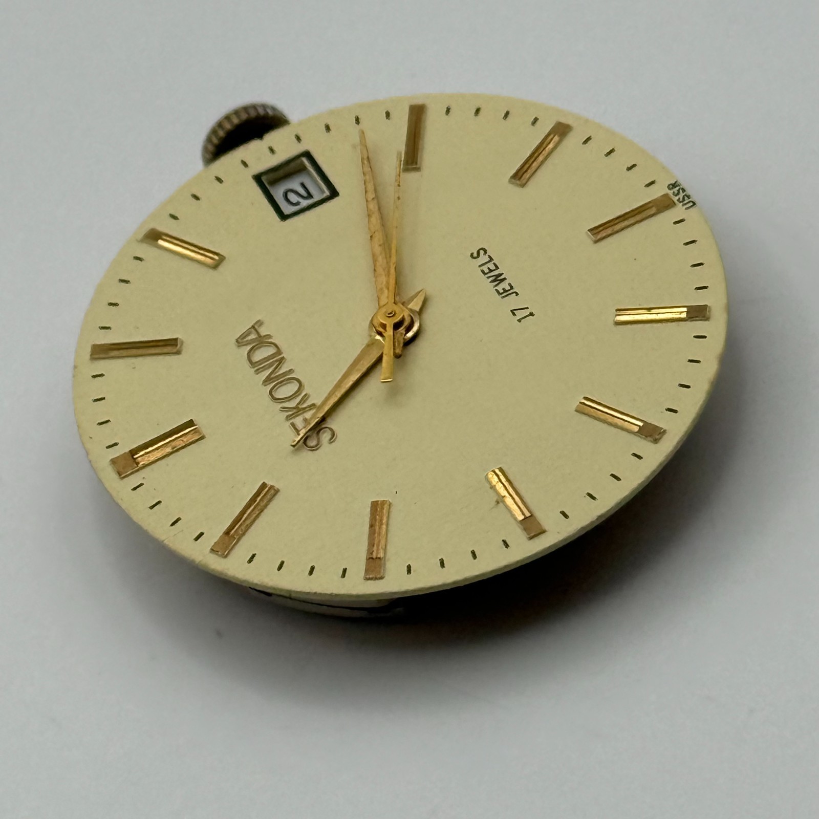 Poljot 2614.2H Watch Movement Sekonda Soviet 17 Jewels Parts Repair 26.4mm