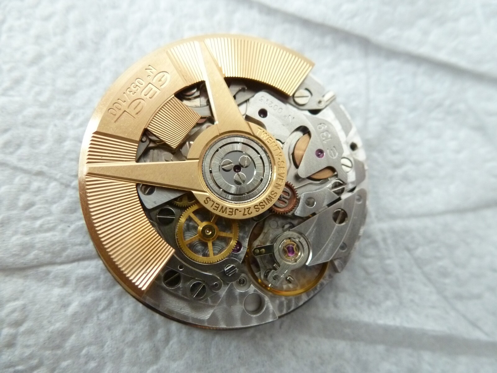 Ebel 1911 BTR Chronograph Cal 139 1215787 New Condition rare gold Rotor working