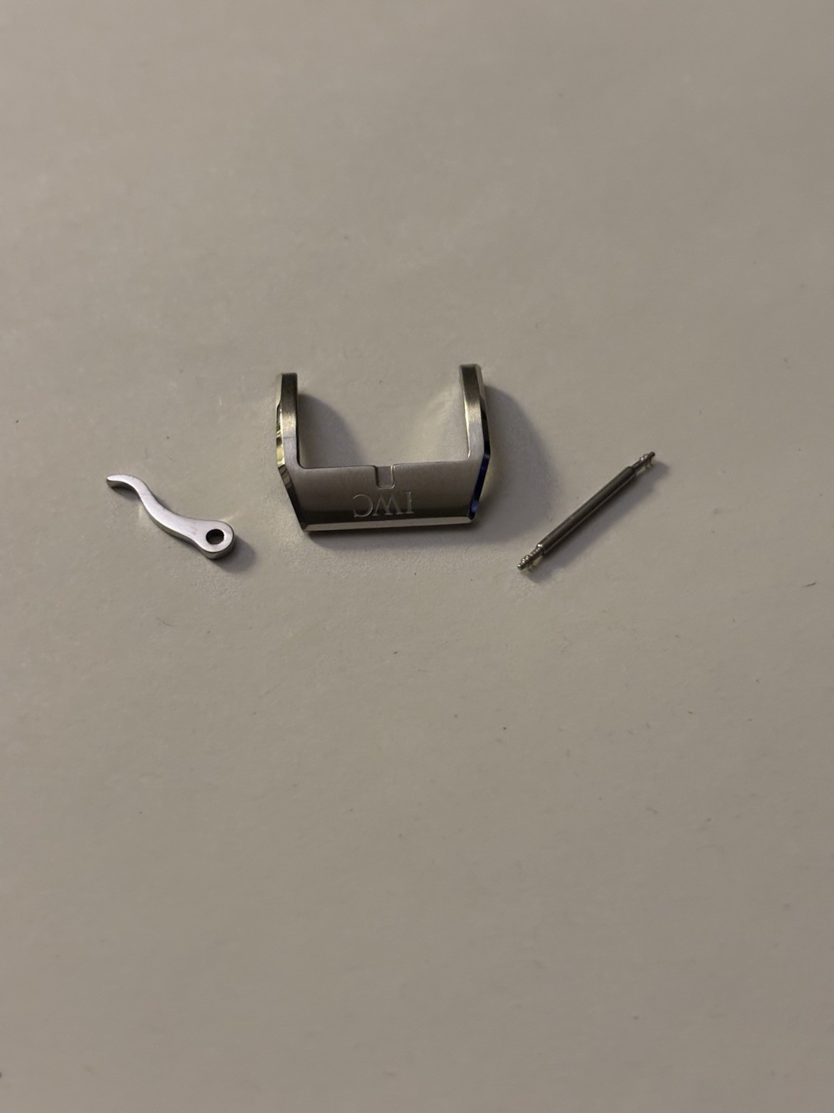 IWC Steel 22mm Polished Pin Buckle New