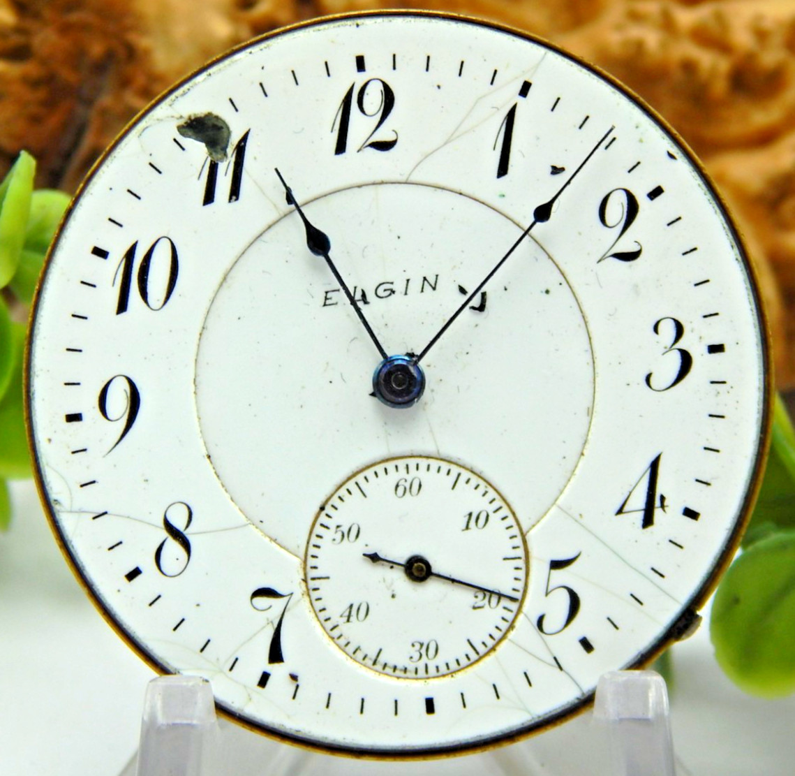 Antique Pocket watch movement Elgin Grade 2 model 3 16S 13 jewel hunting @ 1887