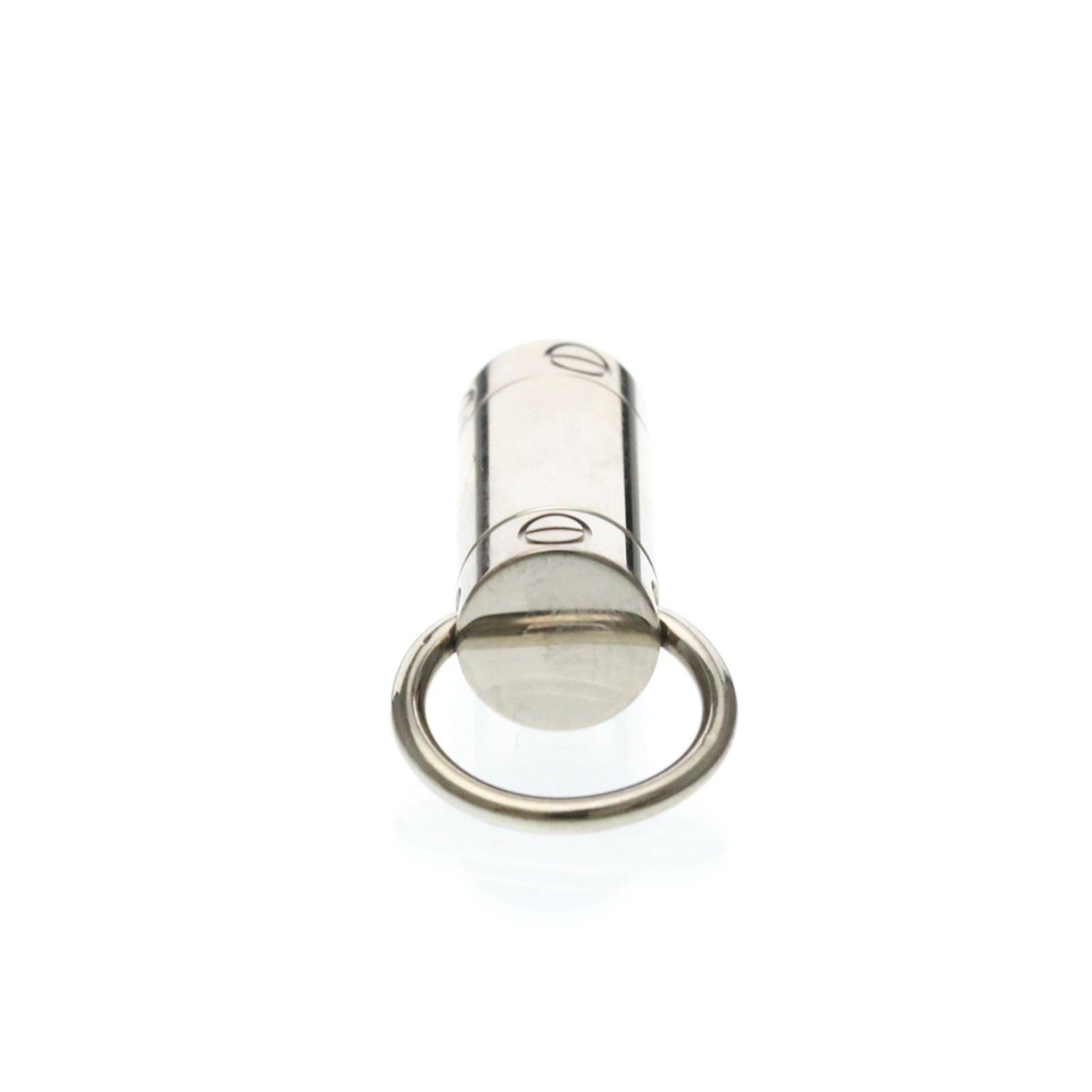 Cartier White Gold (18K) No Stone Necklace Charm Silver Love Screw… BF589975
