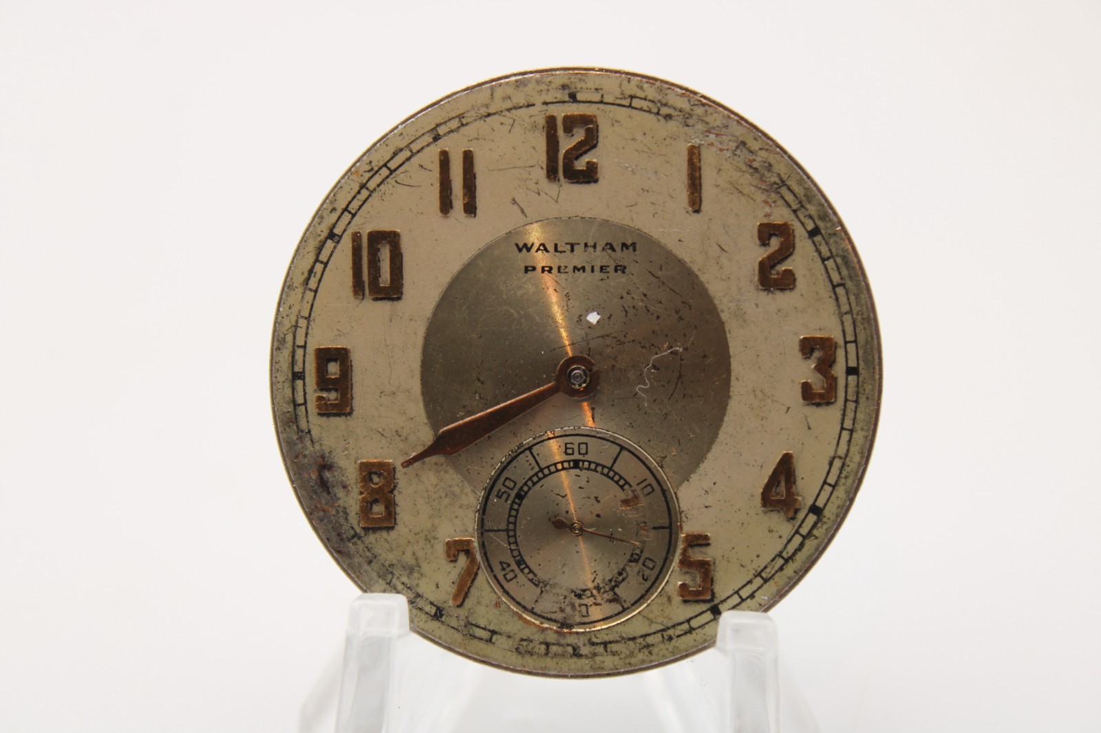 1939 WALTHAM PREMIER POCKET WATCH MOVEMENT 30108351 GRADE 209 12s 9j (TE)