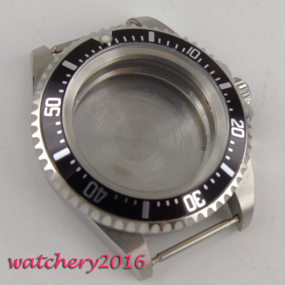 42mm Watch Case Aluminum Bezel Fit Miyota8215 ETA2836 DG2813 Movement