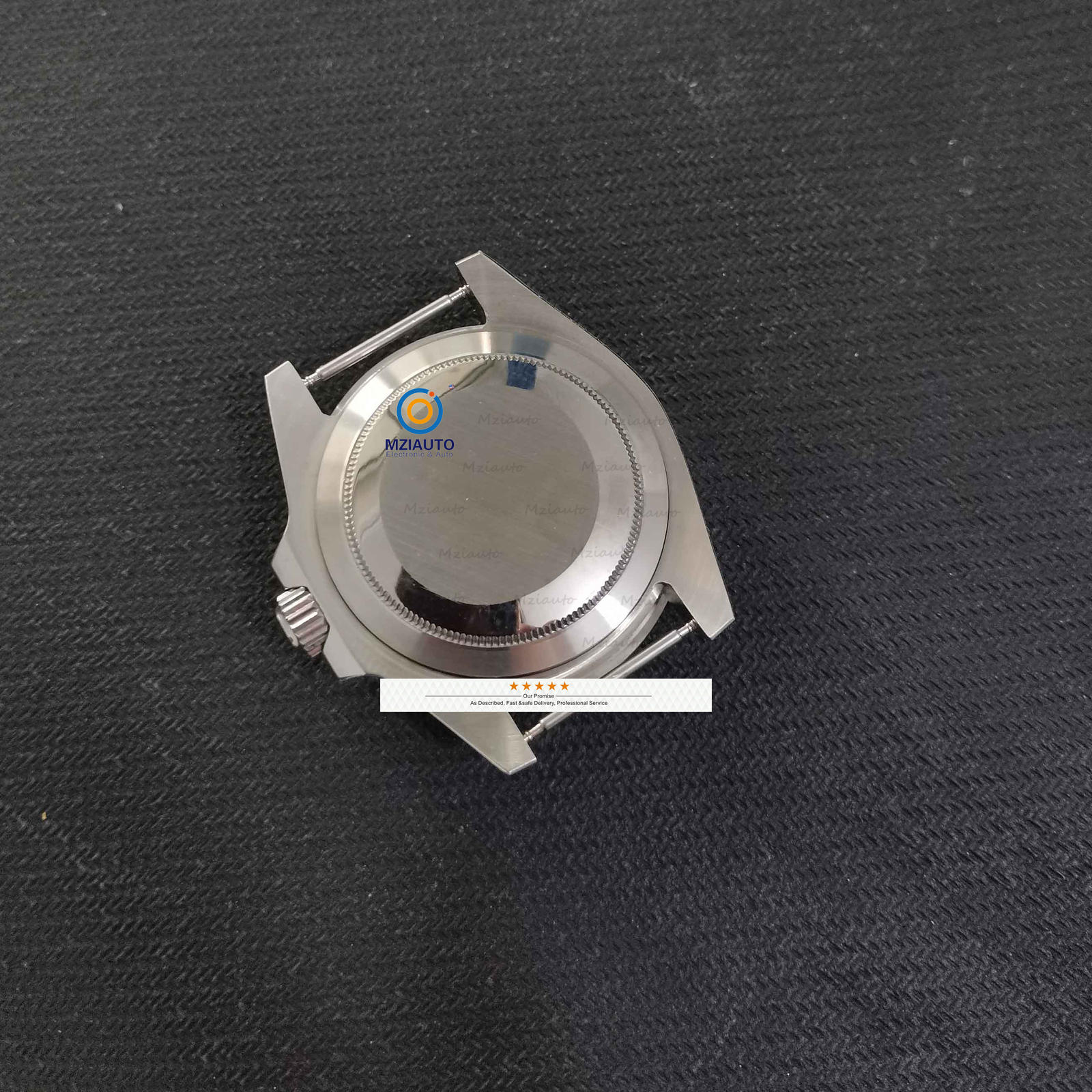 40mm For NH35 NH36 4R35 4R15 SKX007 Movement Black Ceramic Bezel Watch Case