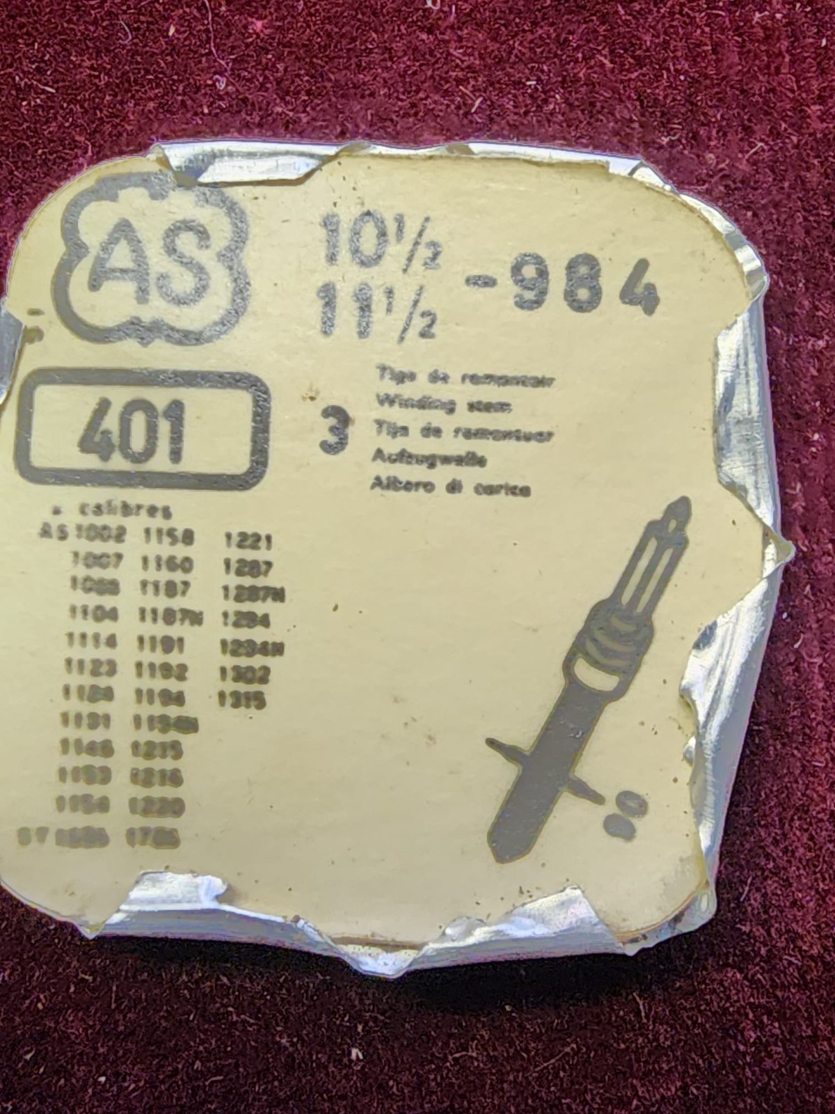 Vintage Swiss Watch Parts Lot – ETA 2802 / AS 984 / H 3¾–59N / P 5–140 – Pre-Own