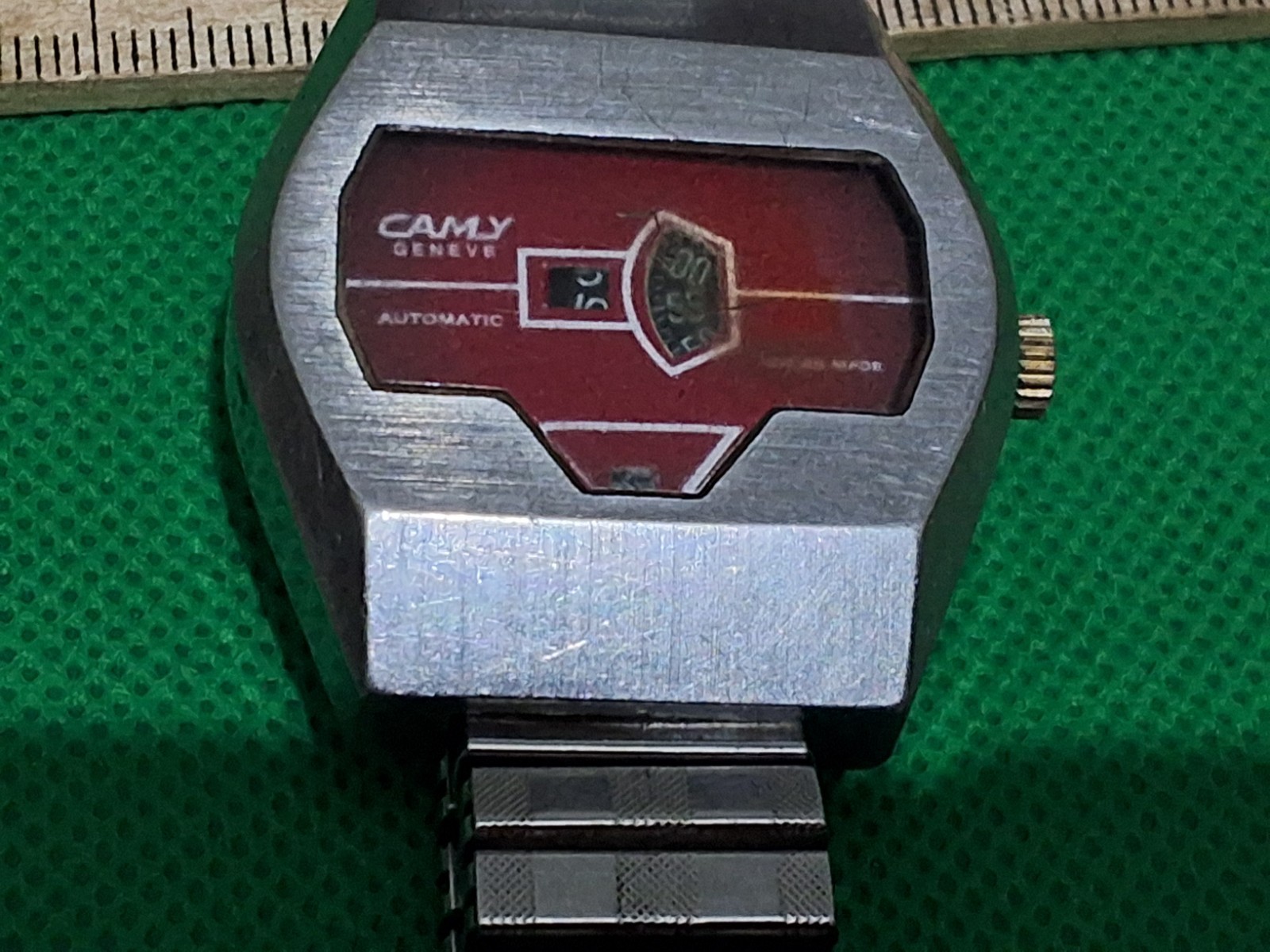 Vintage CAMY 17 Jewels Manual Wind Wrist Watch Running Movements Swiss Made.