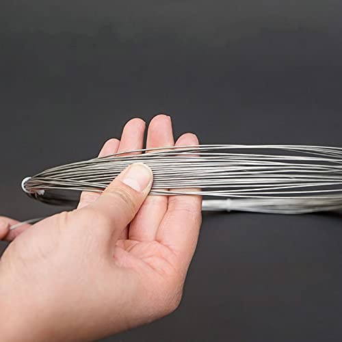 1PC 10M Stainless Steel Spring Wire Rope – Hard Wire 0.3-3MM (1.2MM)