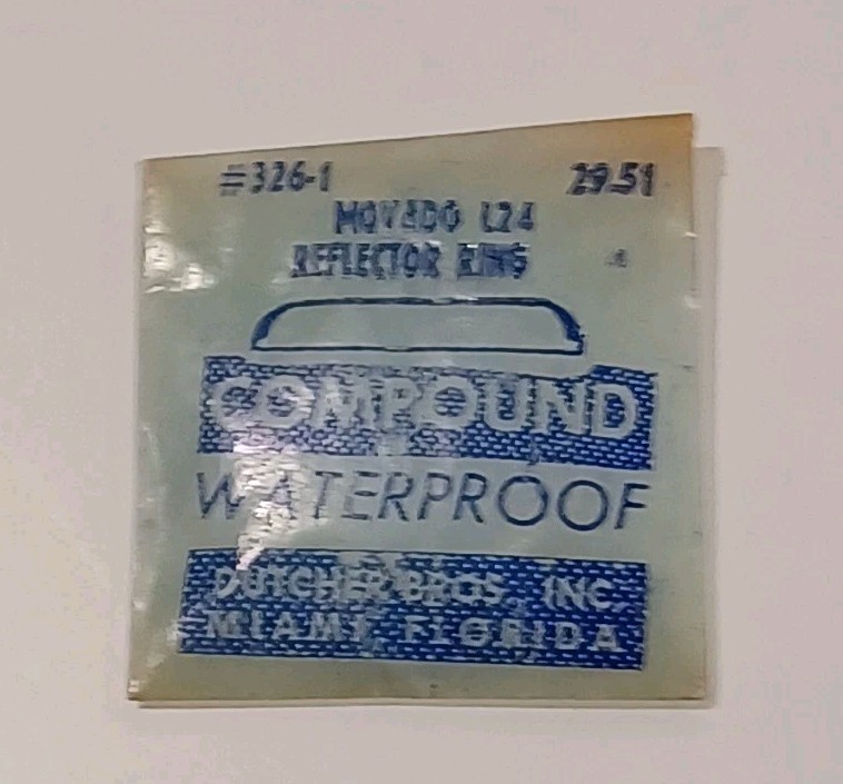 Movado L24 Reflector Ring Compound Waterproof 326-1 29.51 Dutcher Bros Miami FL