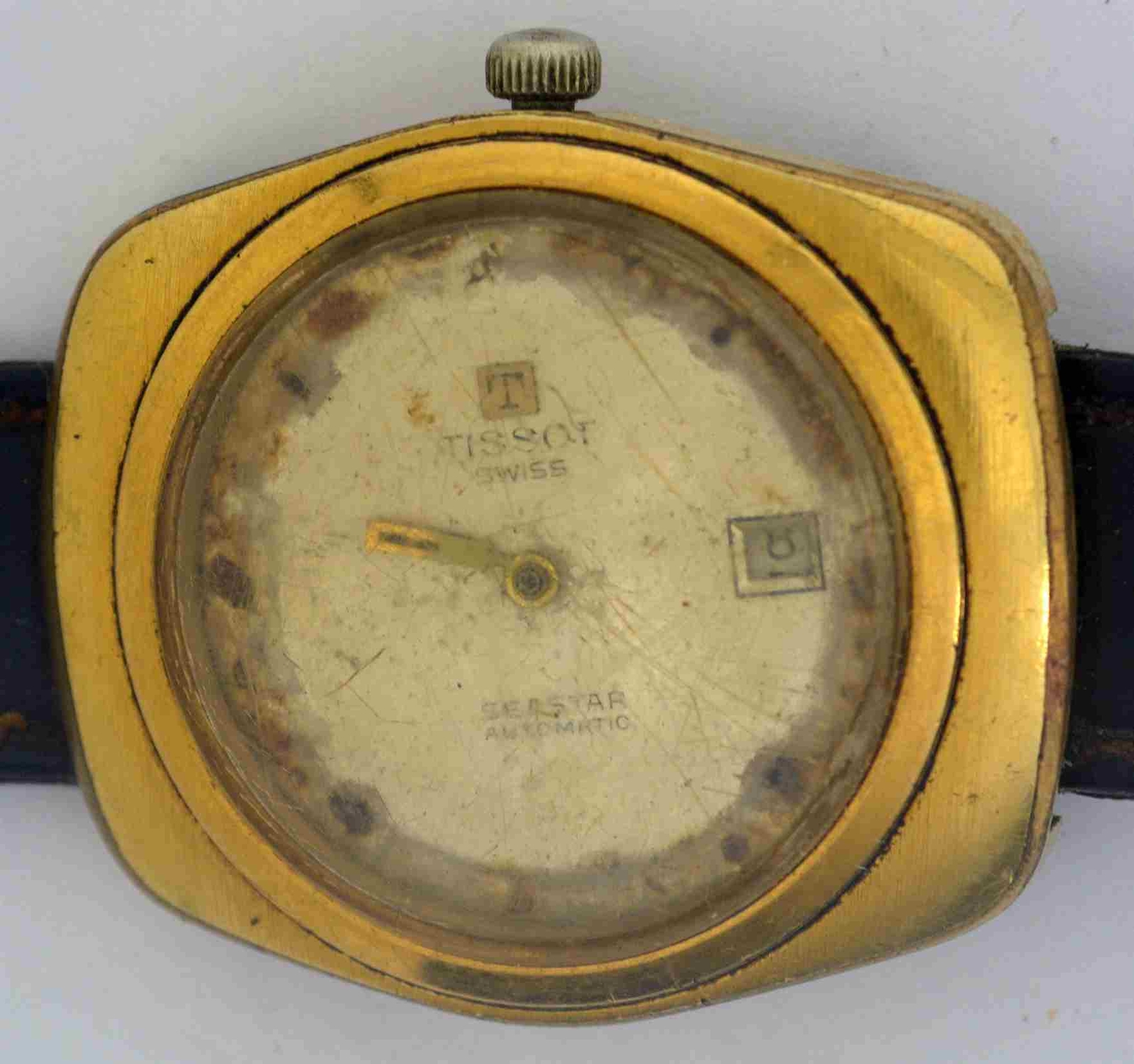 VTG TISSOT SEASTAR Gold Plated Wristwatch. Ref: 44669-2, Cal: 2481. For Repairs