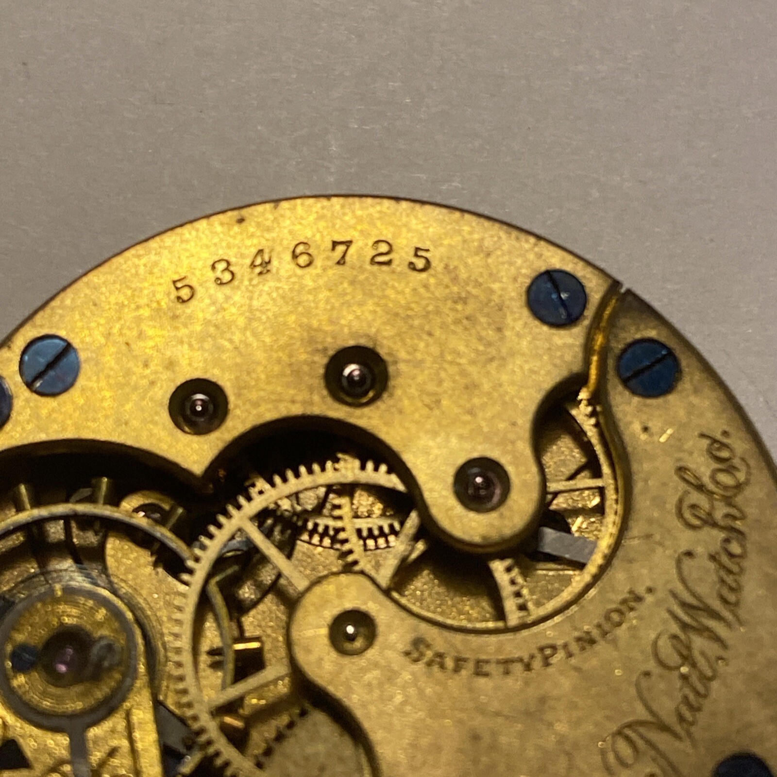 Elgin 6 Size Movement 11 Jewel For Parts Or Repair Grade 118 Mod. 2 Class 56 HC