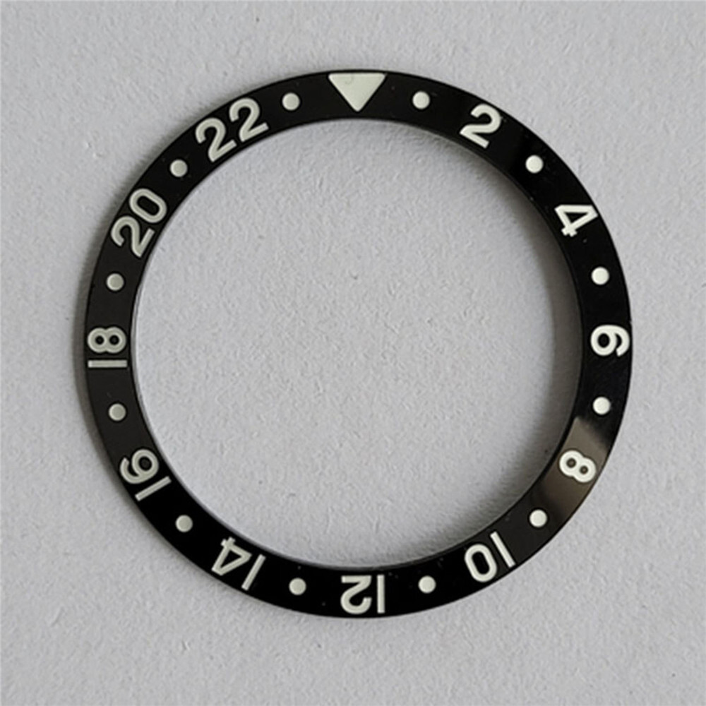 Bezel Ceramic Watch Bezel Green Luminous Watch Repair Upgrade Accessory Part
