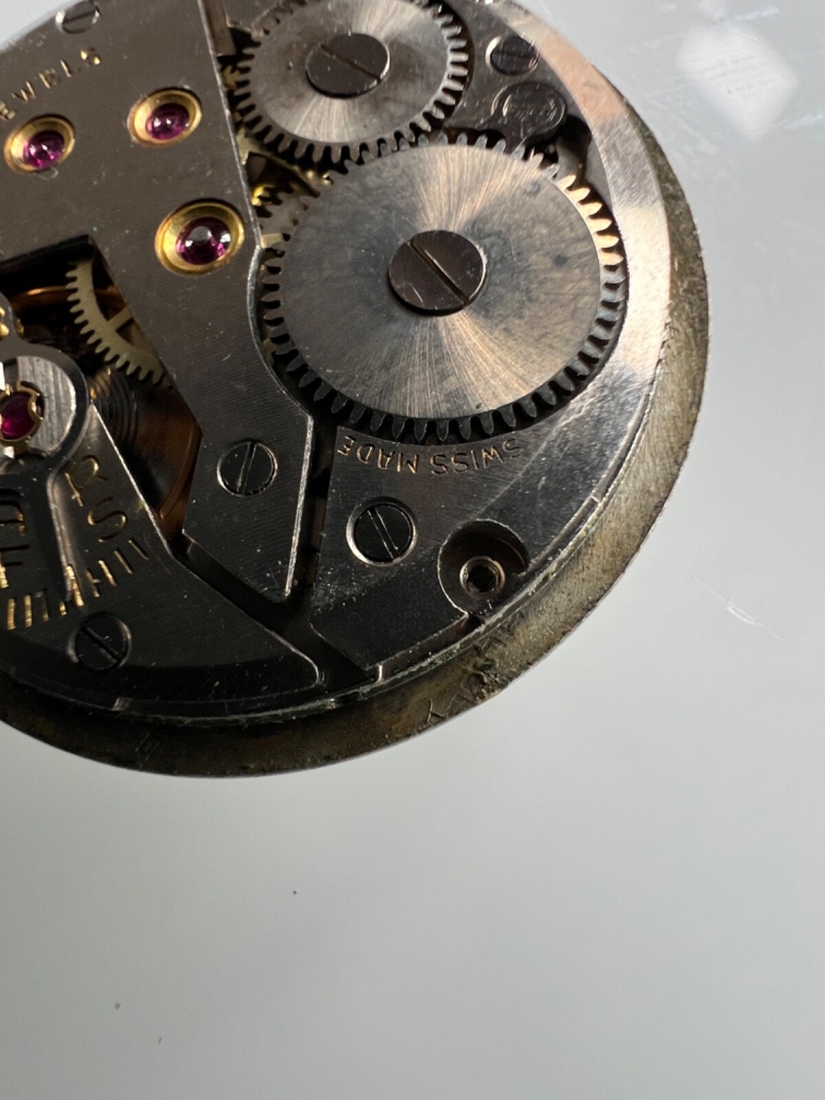 GARRARD cal. 391 Mechanical Hand Wind 17 Jewels Watch Movement Working
