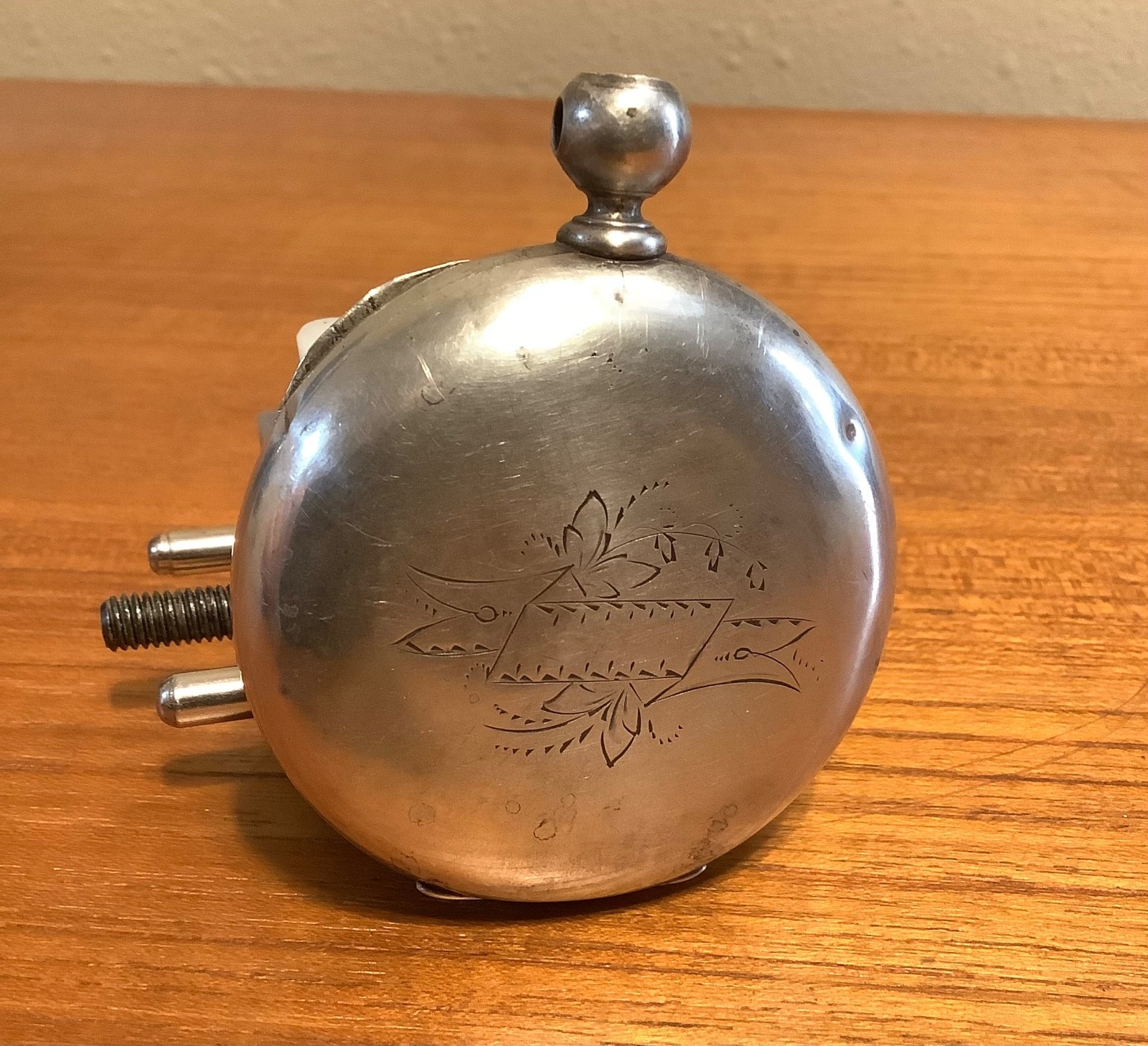Dueber Newport Coin Silver Cuvette & Hinged Hunter Caseback Pocket Watch Sz 16s