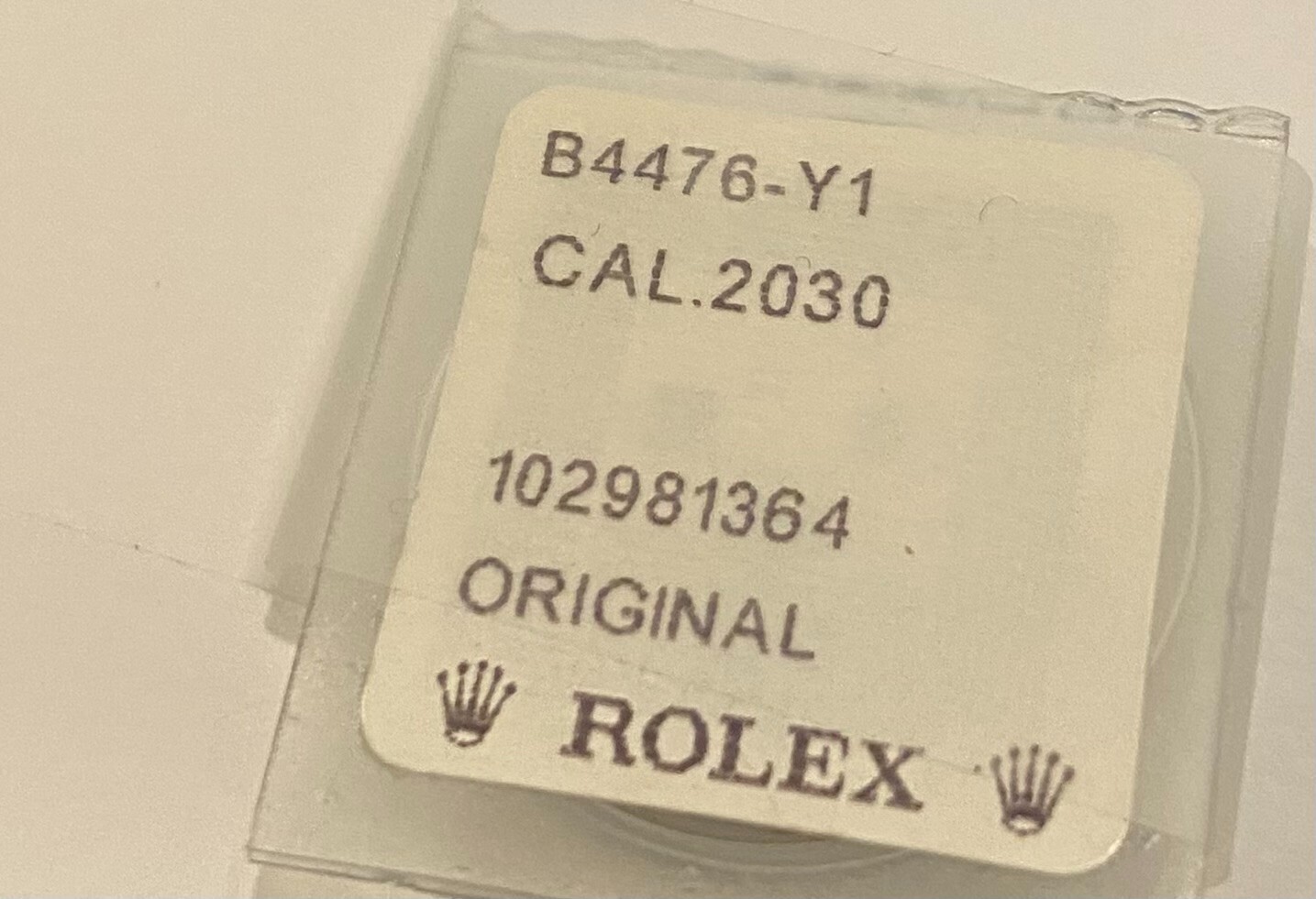 Rolex 2030 Part #4476 Rotor Axle