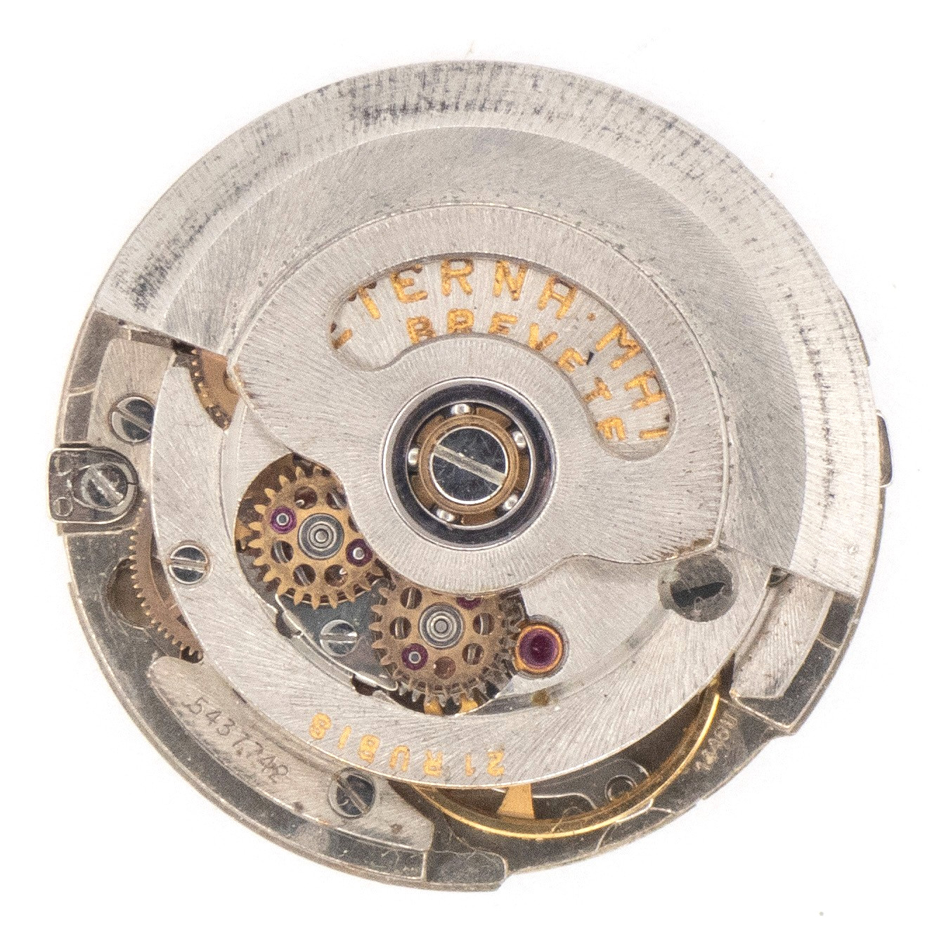 Vintage Eterna Matic Sahida Caliber 1446 21-Jewel Automatic Wristwatch Movement