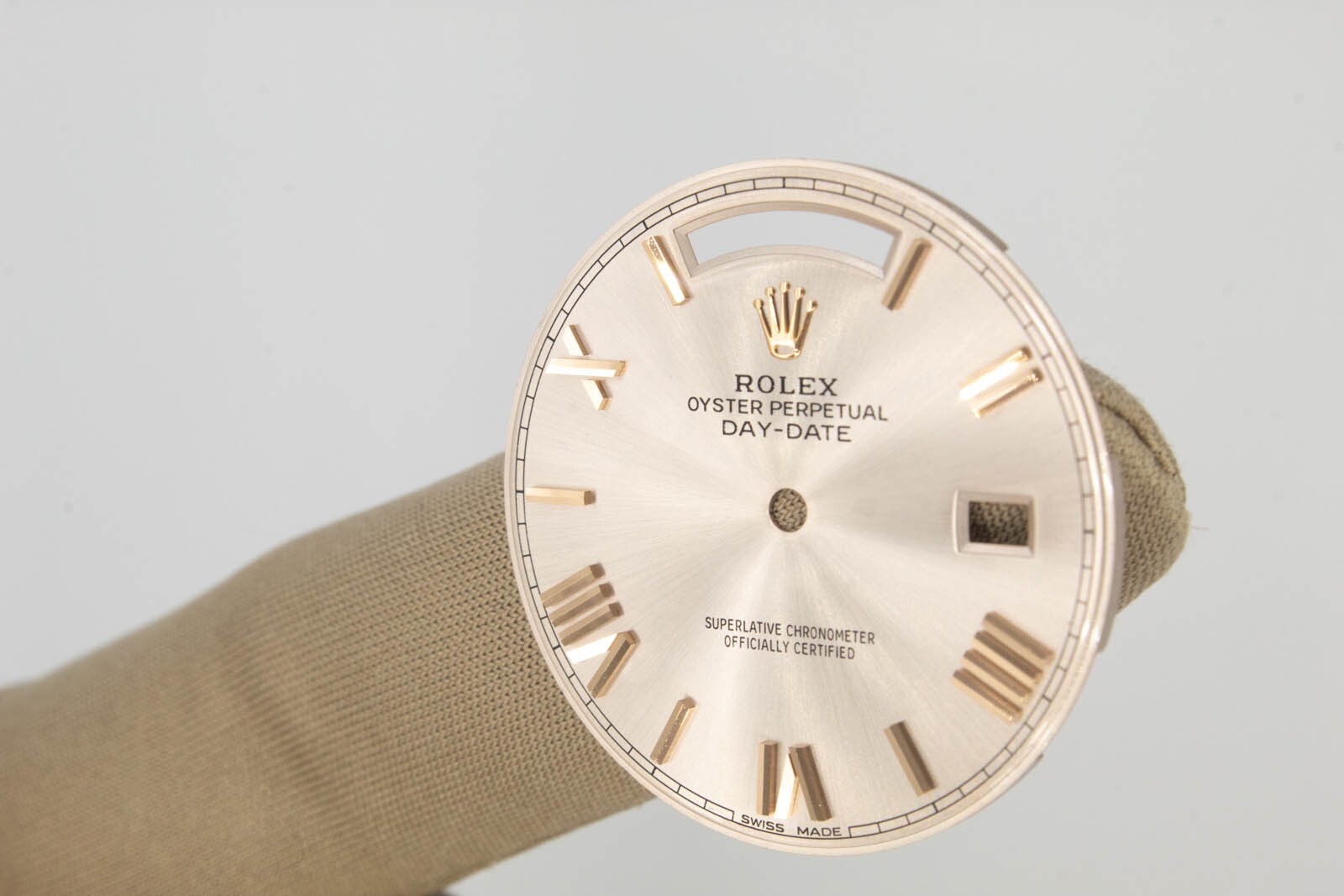 Rolex Day-Date 40mm Sunburst Roman Everose Dial Model 228235 ULTRA RARE
