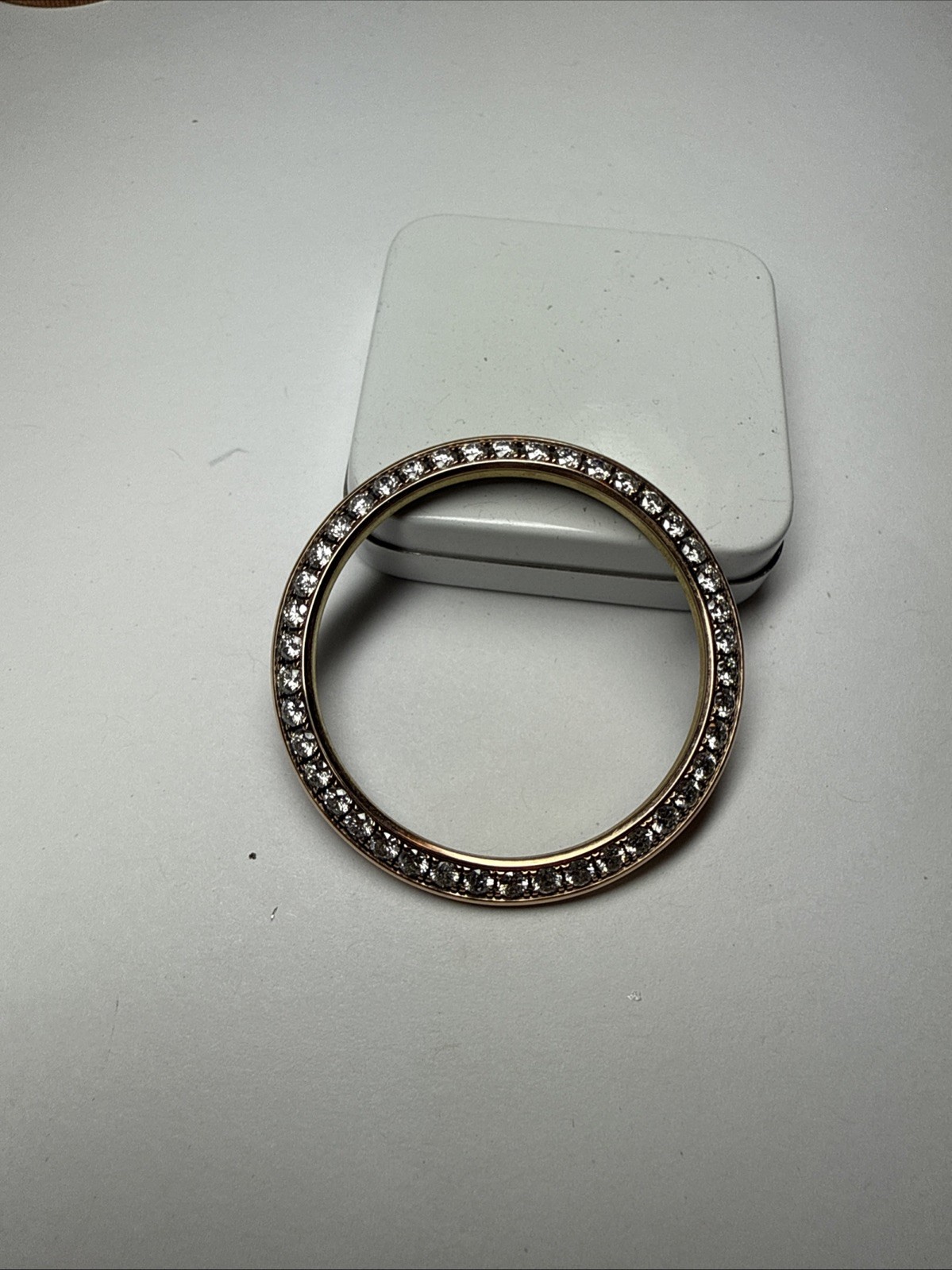 DIAMOND 4ct BEZEL For ROLEX Rose Gold Prez DayDate II Datejust II 228235-126331