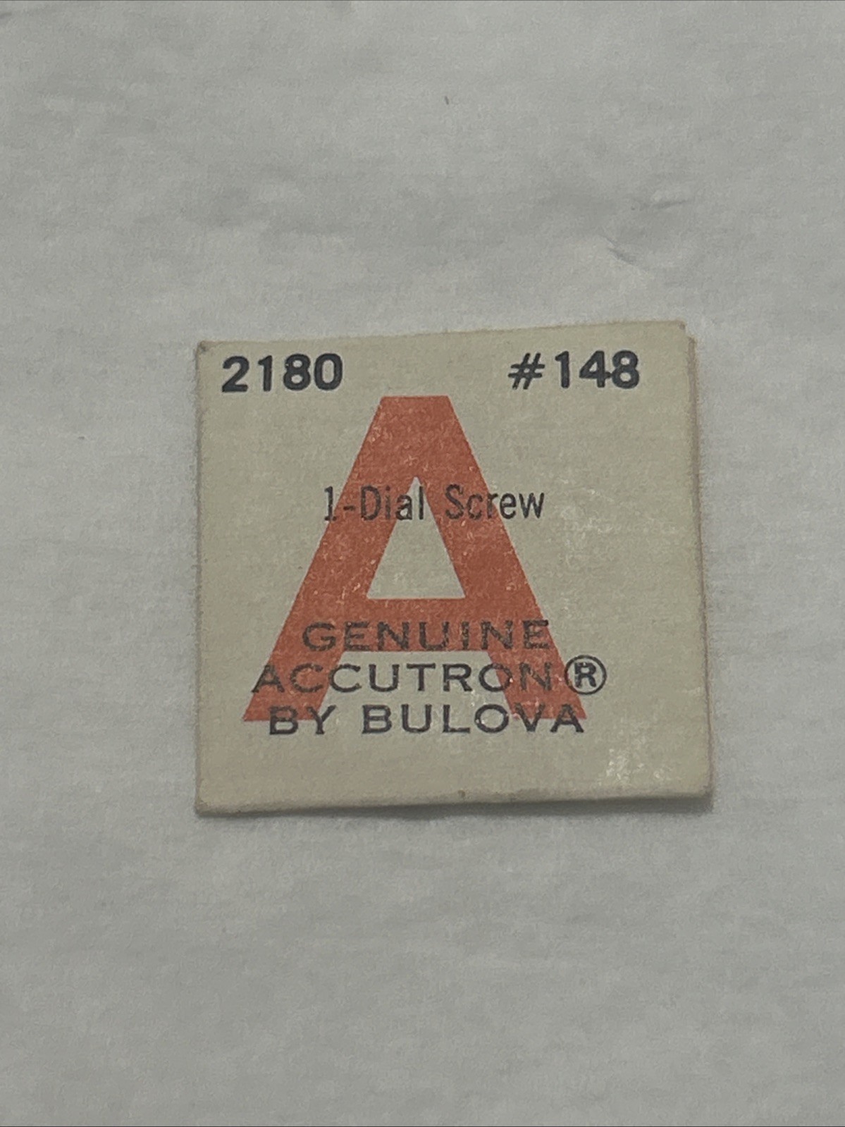 NOS Genuine Accutron 2180 Part #148 Watch Dial Screw