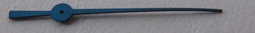 LeCoultre 800 base 480 Part: sweep second hand in bluish steel