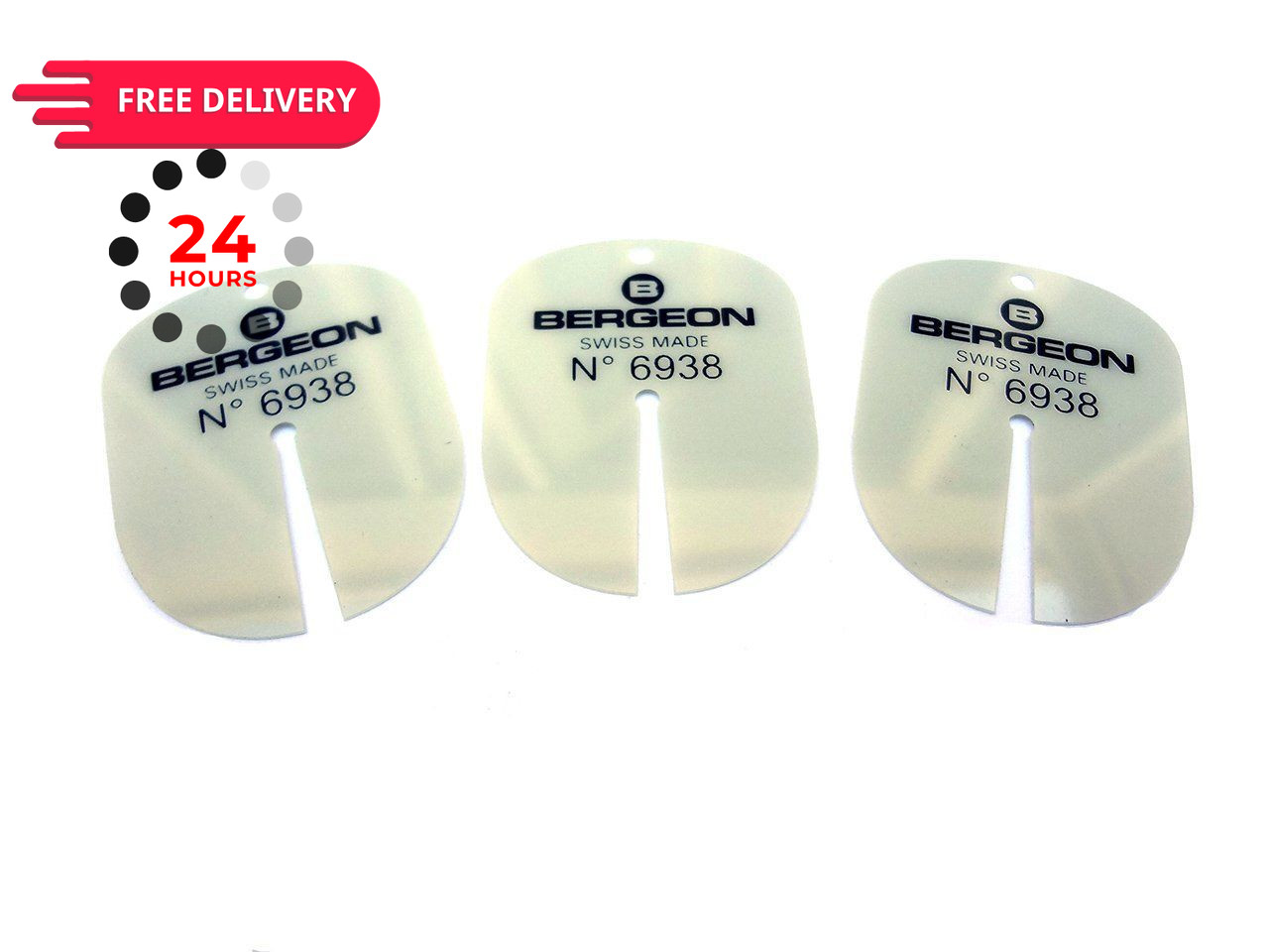 Bergeon Dial Protecting Plastic Sheets Set of 3 Swiss Made No. 6938