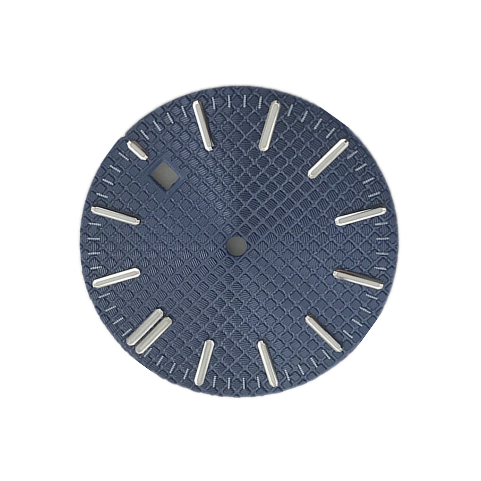 Blue Single Date @3 Watch Movement Dial Plate Replace For DG2813 A