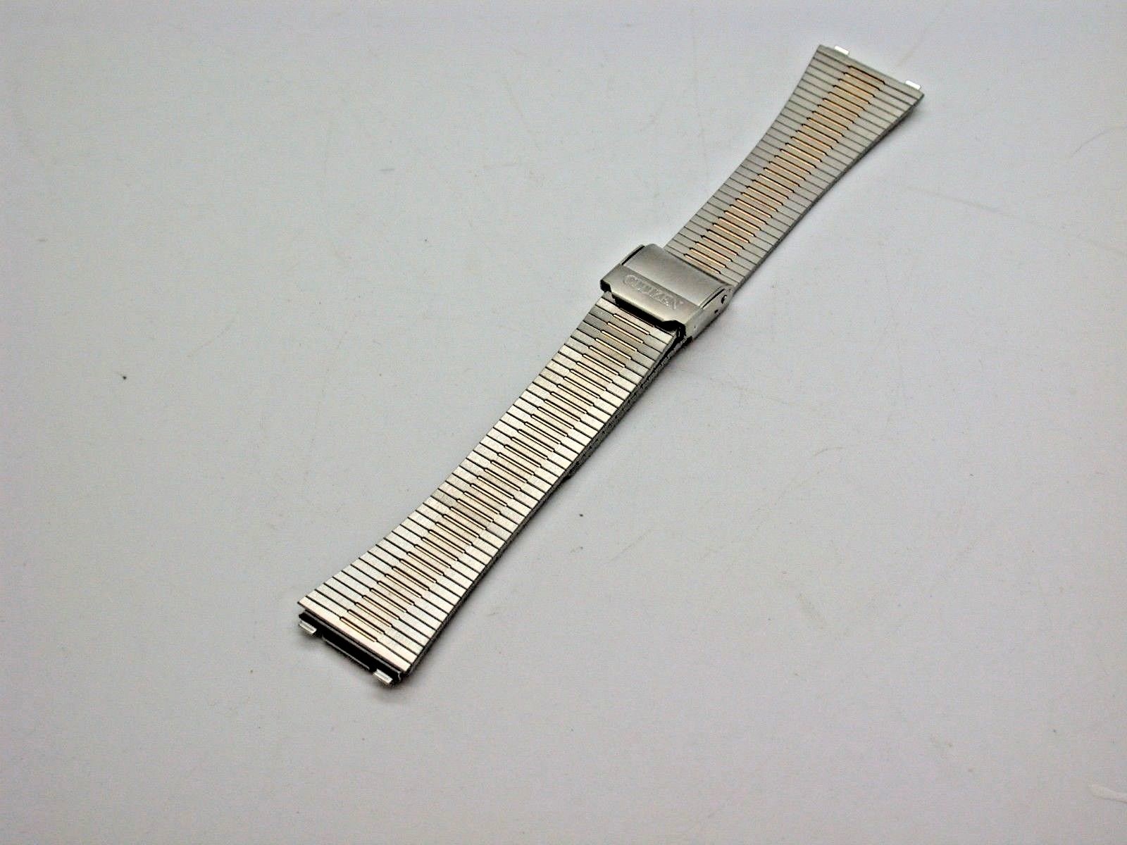 Vintage Citizen Two Tone Watch Strap Bracelet # 3639A 20.72mm Watch Repair Part