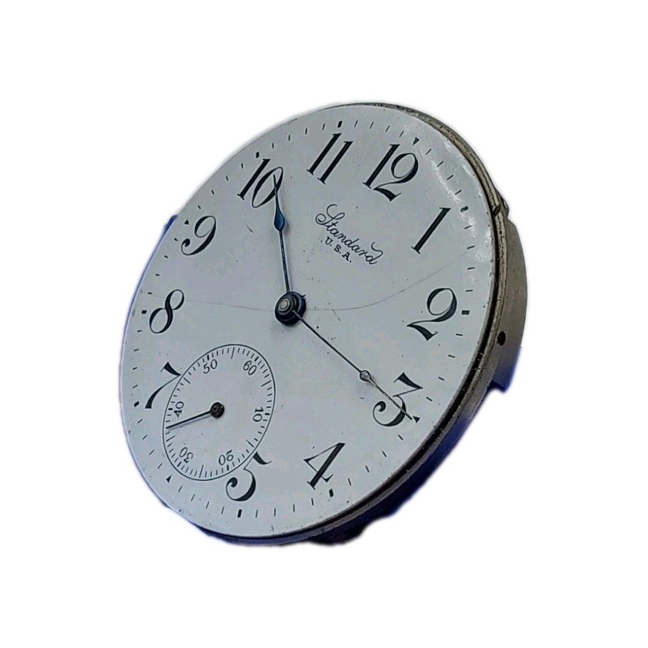 NY Standard 95 16s Movement Enamel Dial Hands Pocket Watch Parts Video 1877