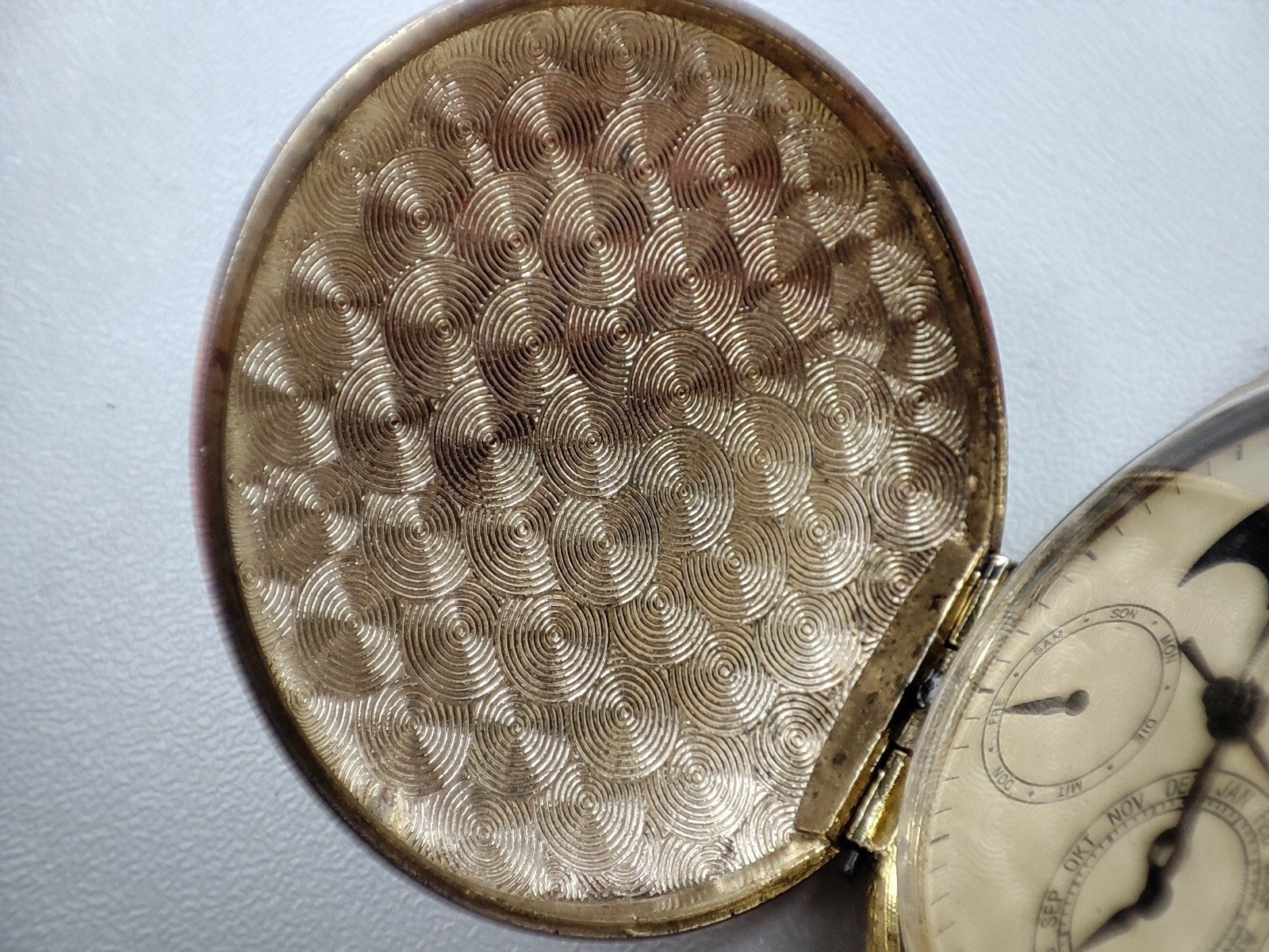 eagle prefect pocket Watch parrenin AP 2640D remex 46.6 mm – for parts