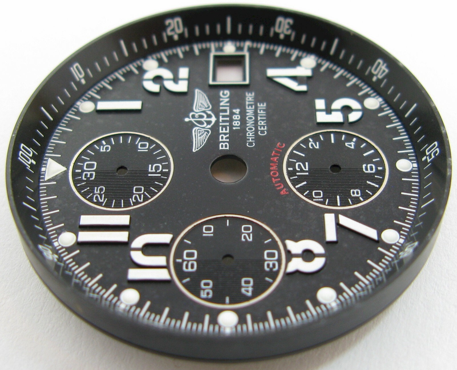 Black Dial Breitling 1884 Chronometre certifie with water marks …