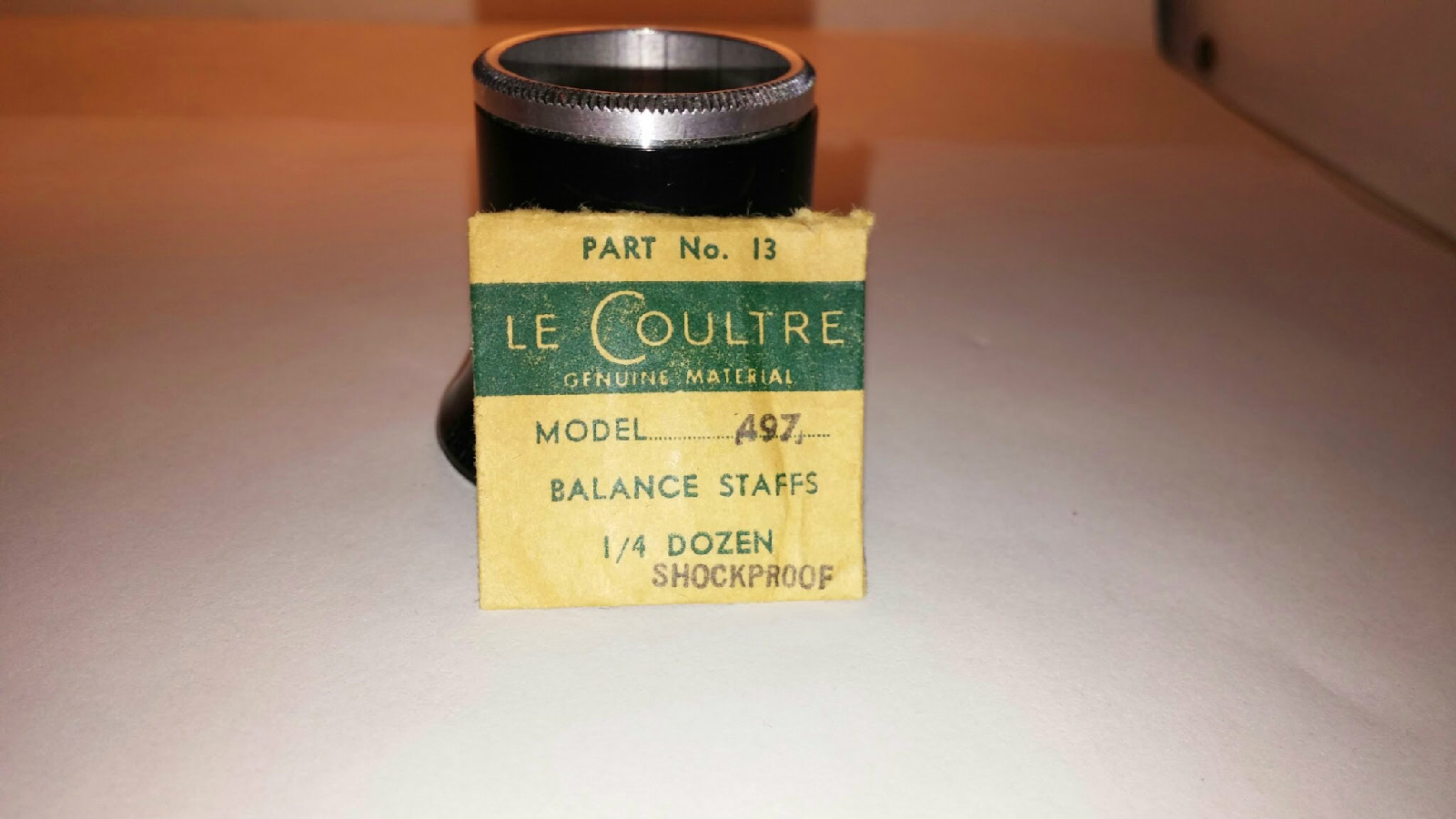 Jaeger Le Coultre 497 PART NO 723 Balance Staff shockproof, NEW