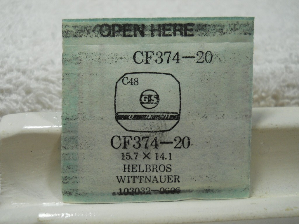 GS-CF374-20 Watch Crystal Fit Helbros Wittnauer 103032-0606 – 15.7 x 14.1 mm