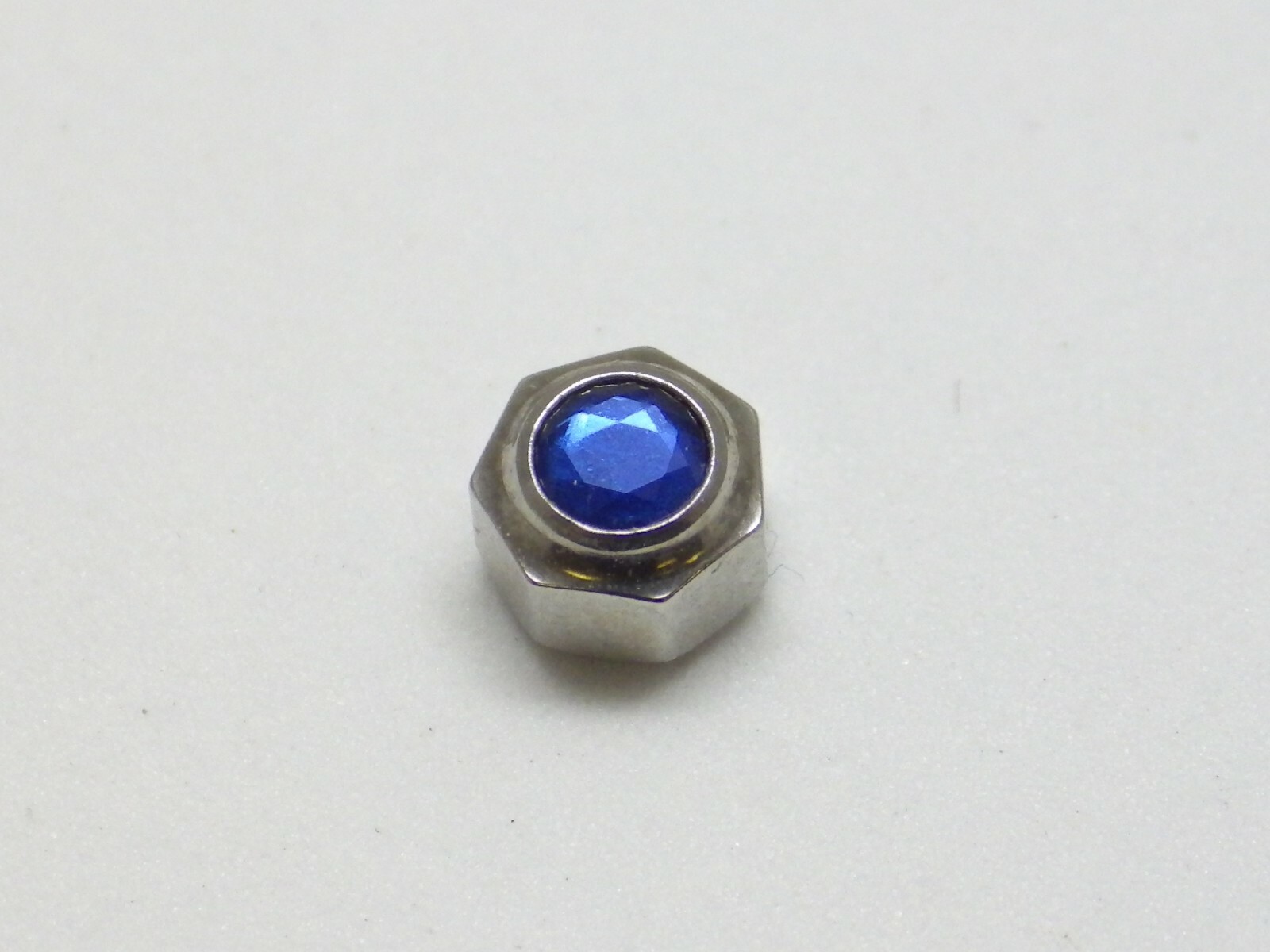 Cartier Crown VA070003 steel w/ blue cabochon 4.65mm, for Santos Galbee LM ver 1