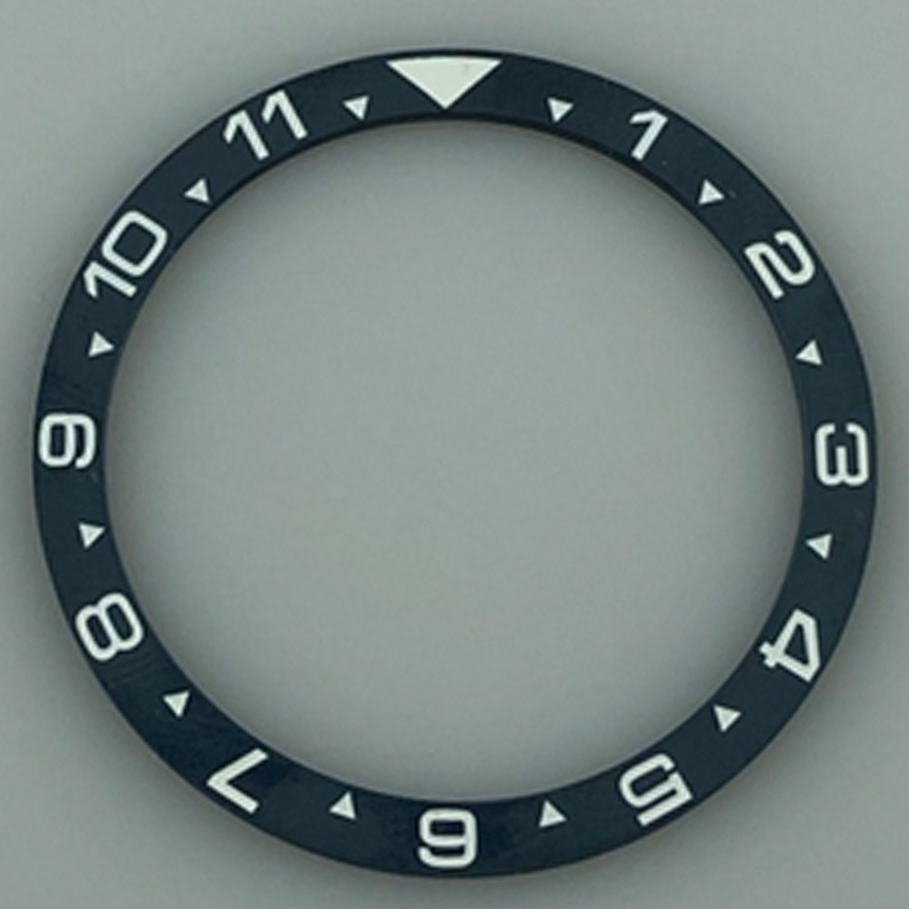 38mm*31.5mm Ceramic/Stainless Steel Bezel Green Gray Black Blue Watch Parts