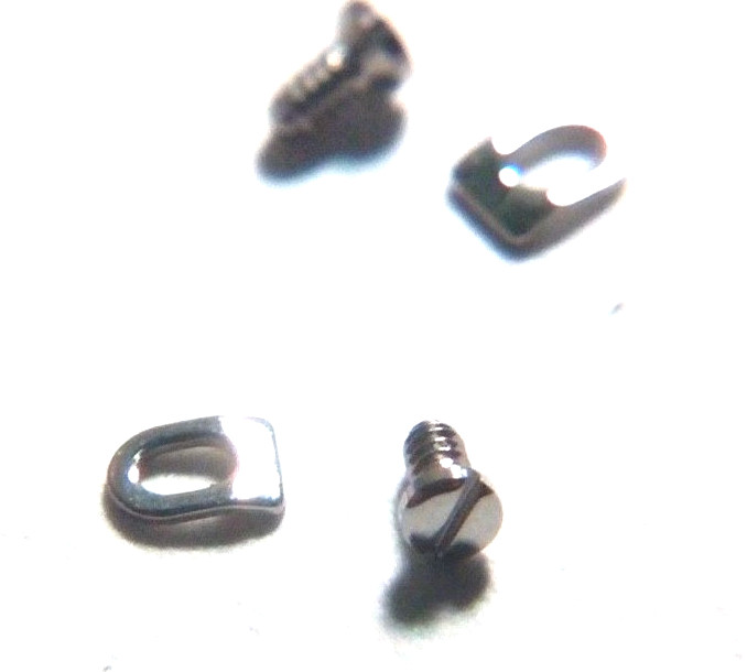 ETA 2892 2 Cartier. NEW 2 case clamps, 2 case screws