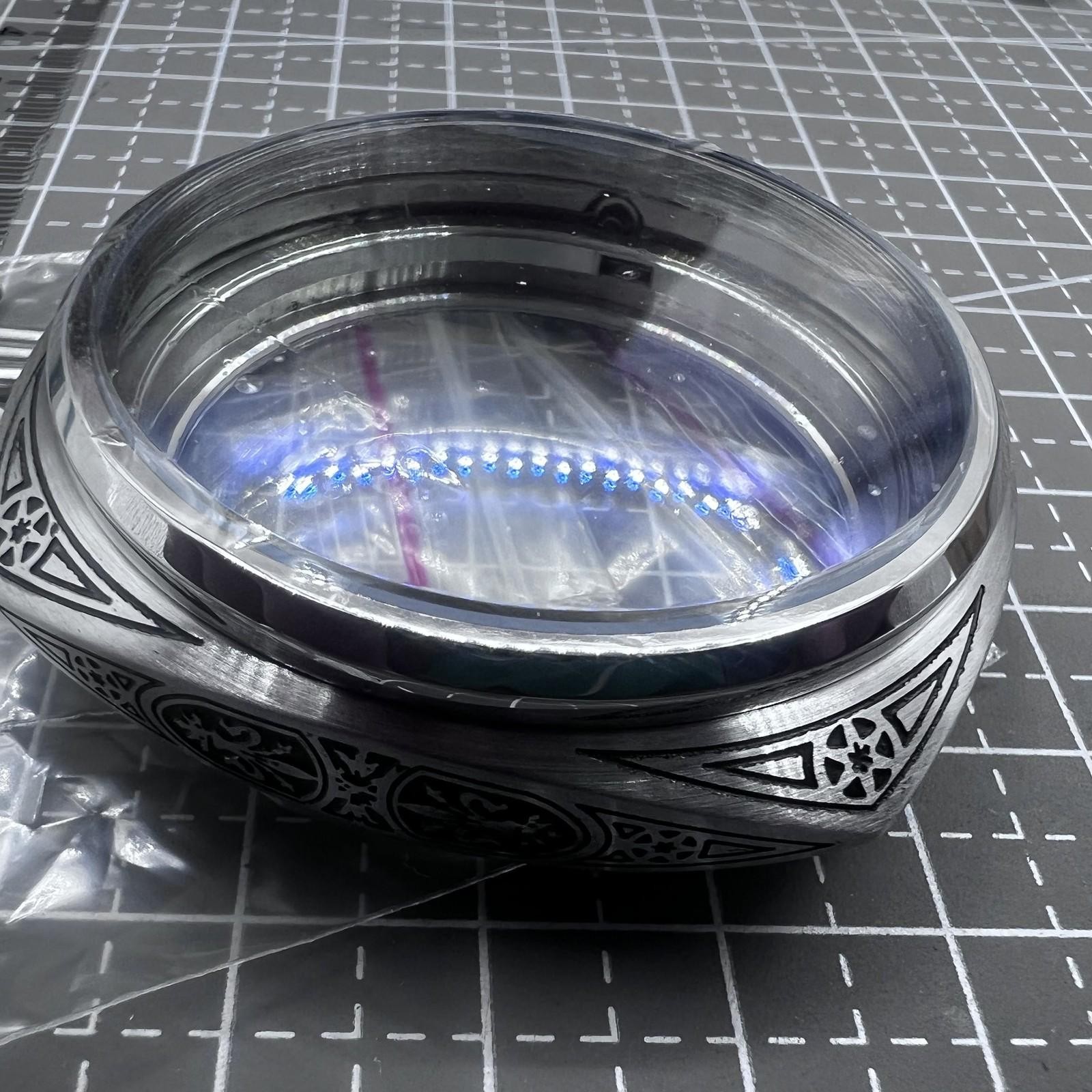 47mm 316L Watch Crystals Carved Watch Case for Seagull ST3600/ST3621/ETA6497/649